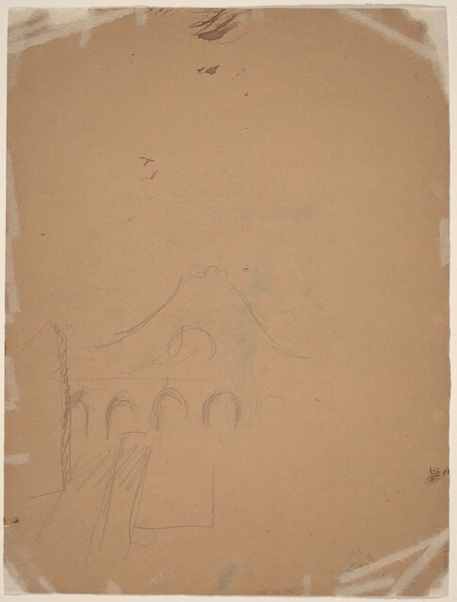 Urban Landscape [verso] by Mark Rothko