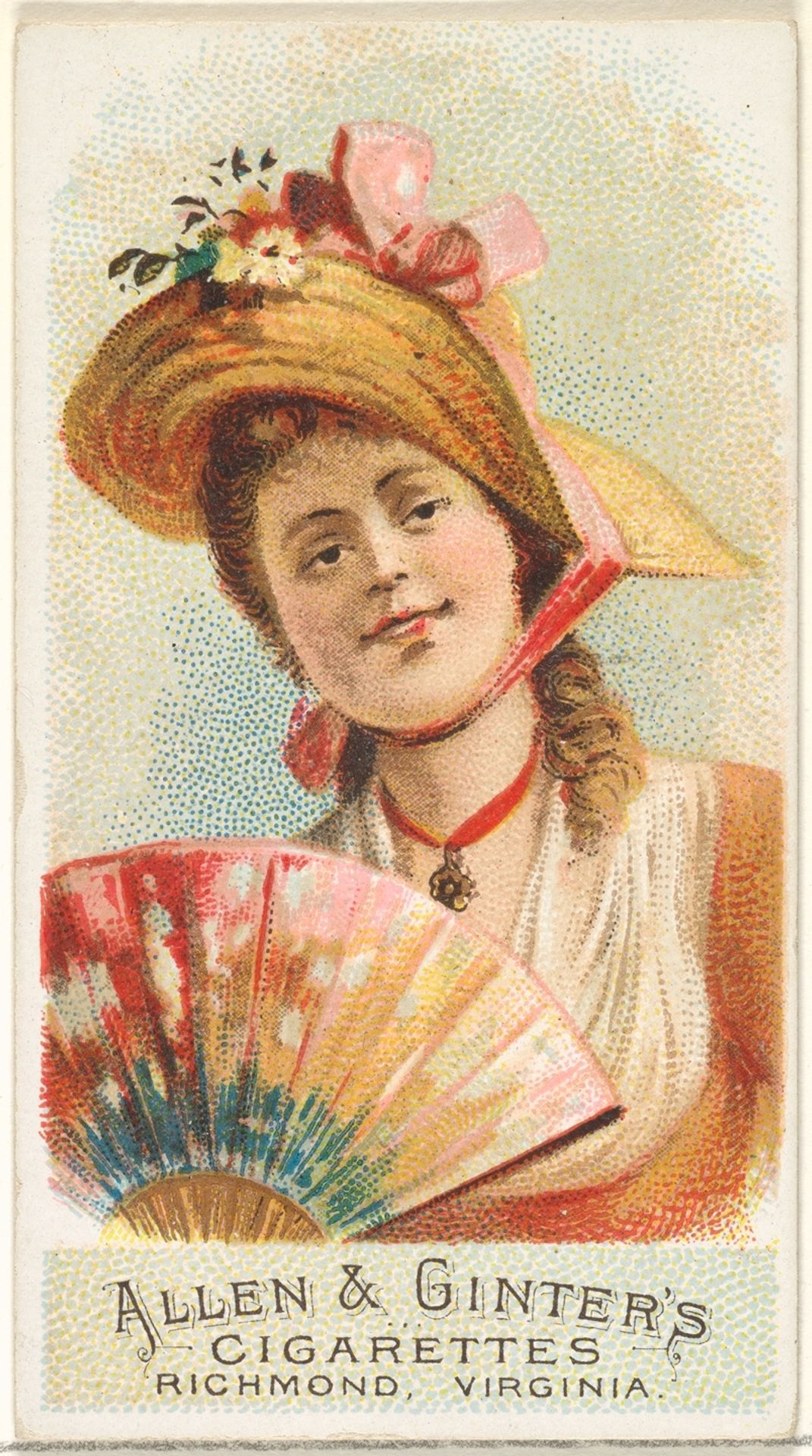 Plate 5, from the Fans of the Period series (N7) for Allen & Ginter Cigarettes Brands by Allen & Ginter