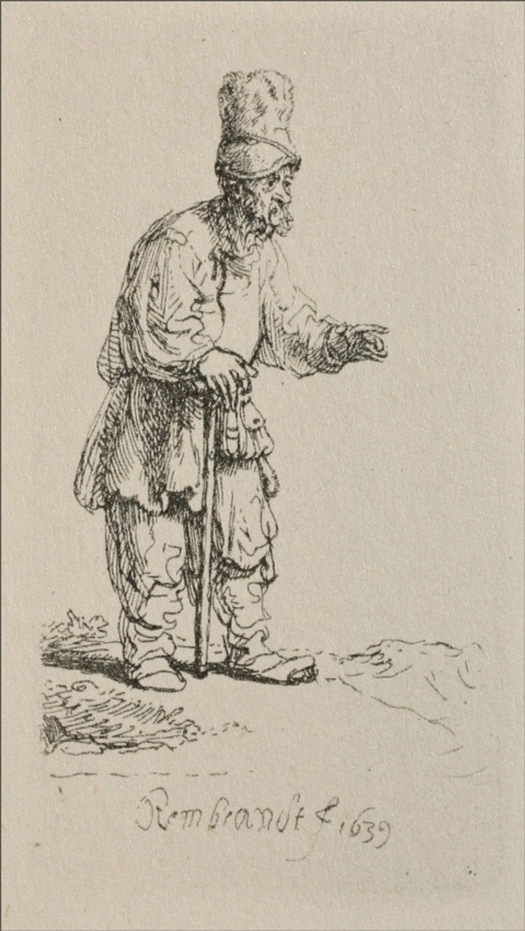 A Jew with the High Cap by Rembrandt van Rijn