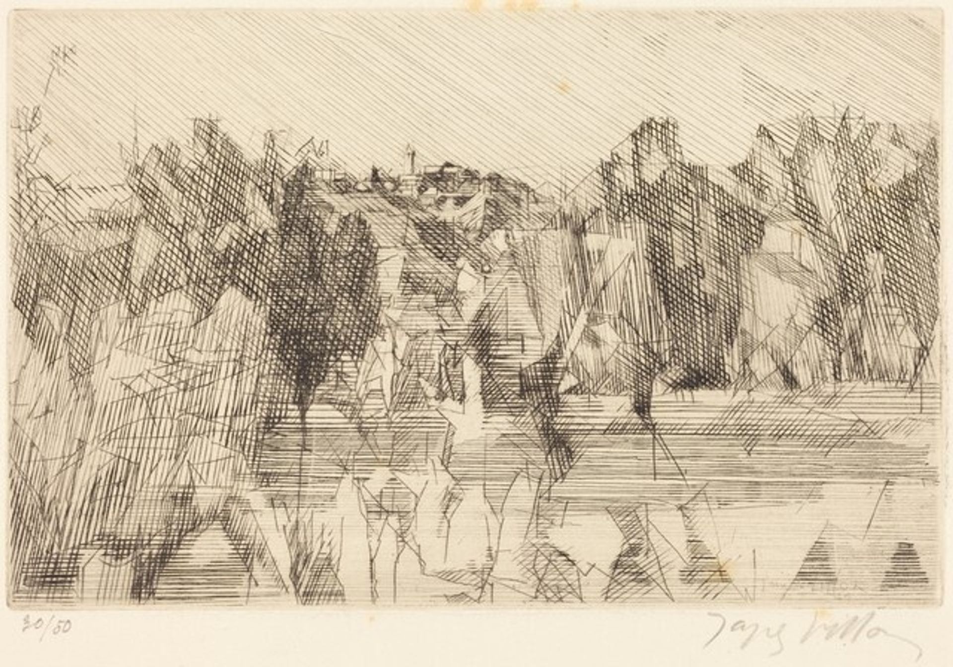 The Village of Mougins (Le Village de Mougins) by Jacques Villon