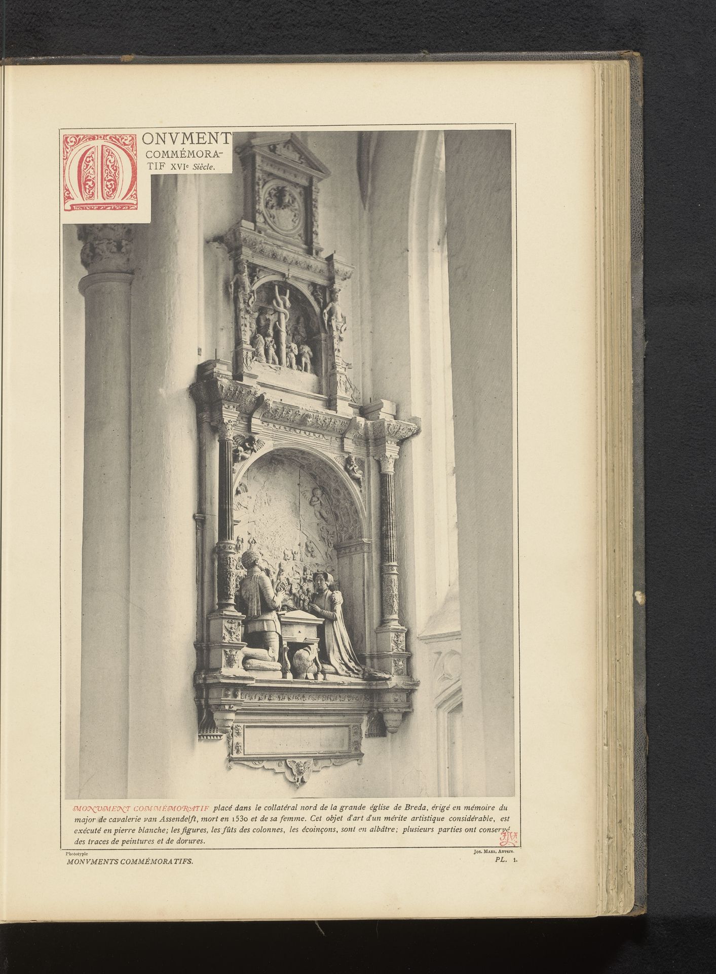 Herdenkingsmonument in de Grote Kerk te Breda by Anonymous