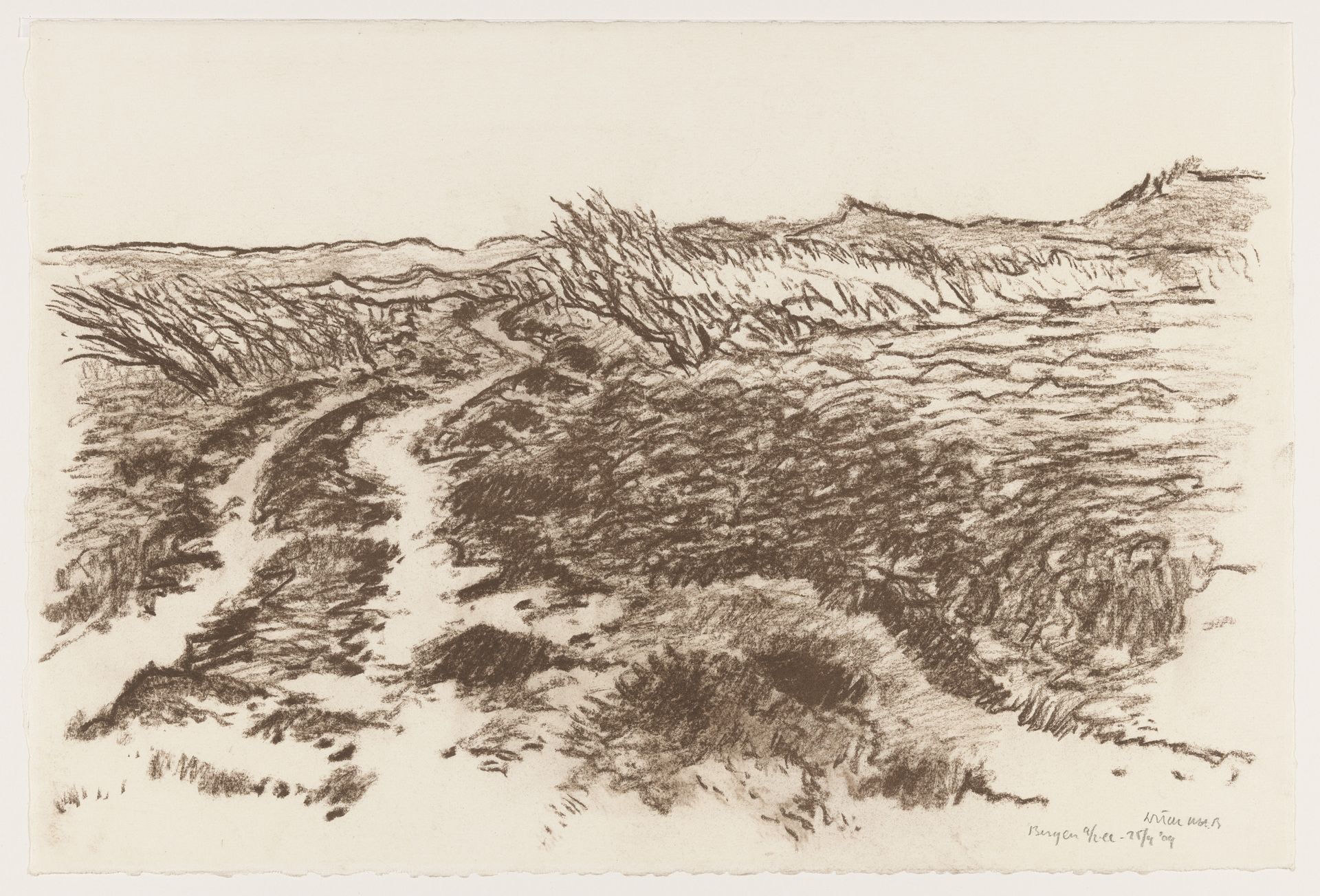 Bergen aan Zee, duinlandschap by Dirck Nab