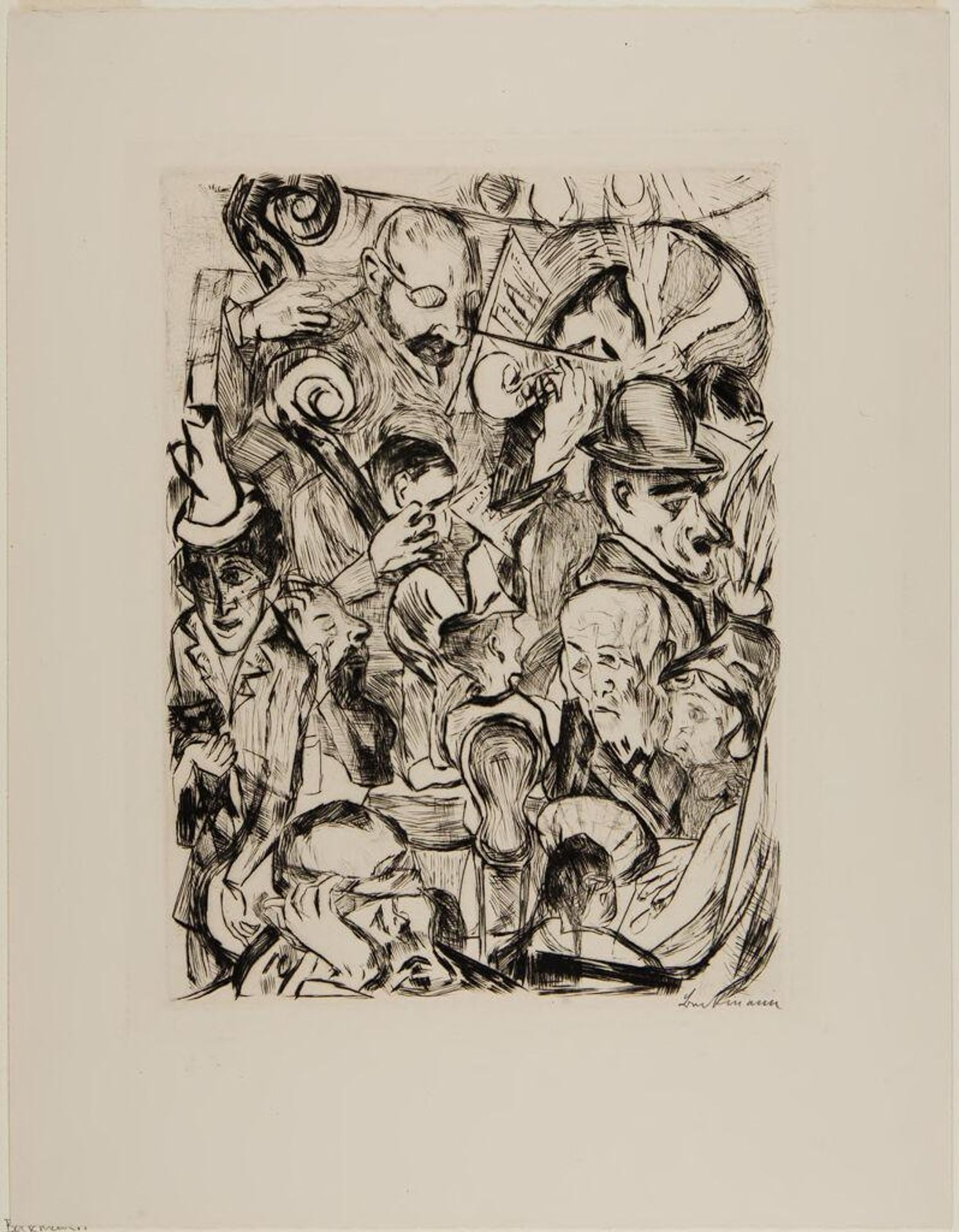 CafÃ© Music by Max Beckmann