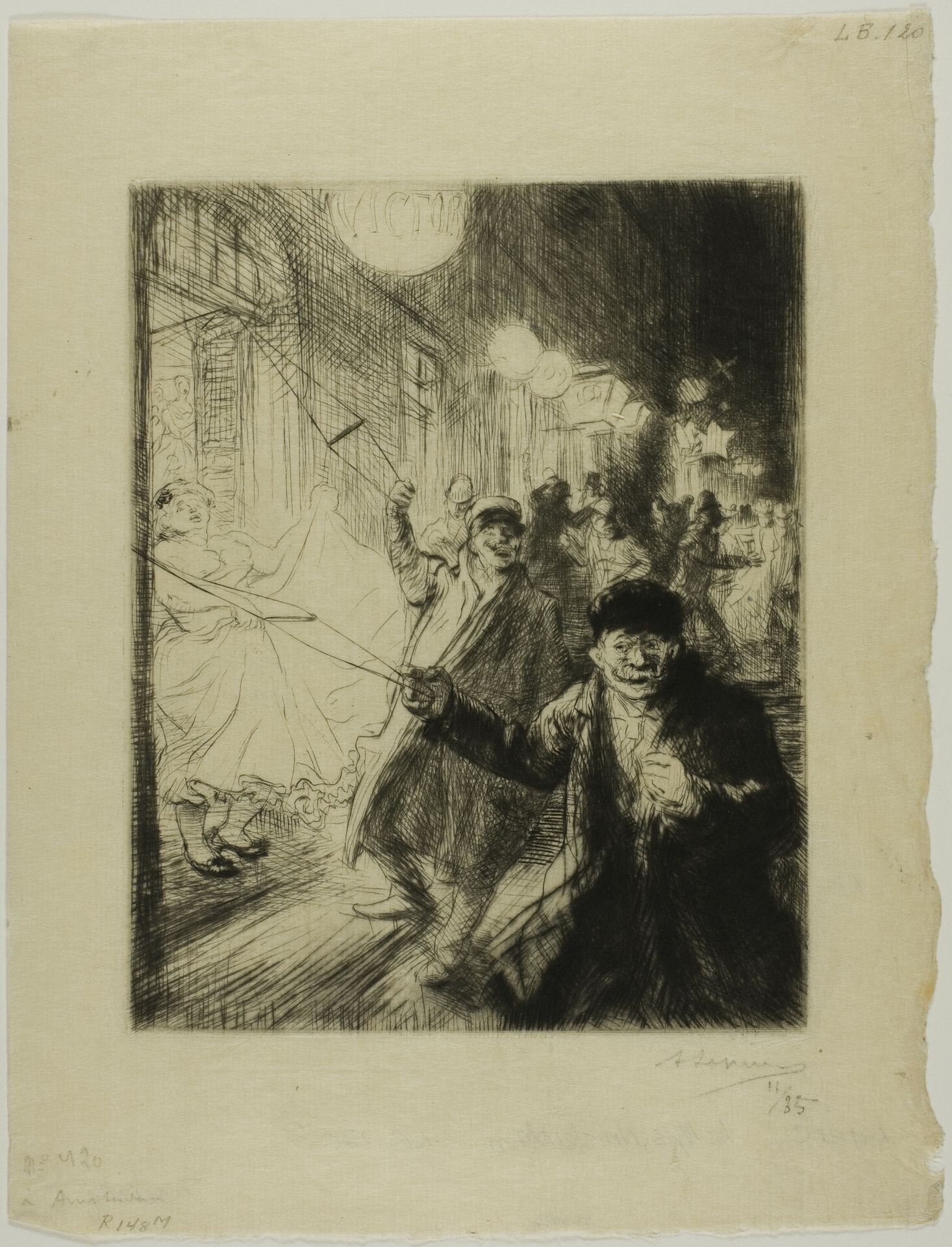 Le Nys, Amsterdam by Auguste-Louis Lepère