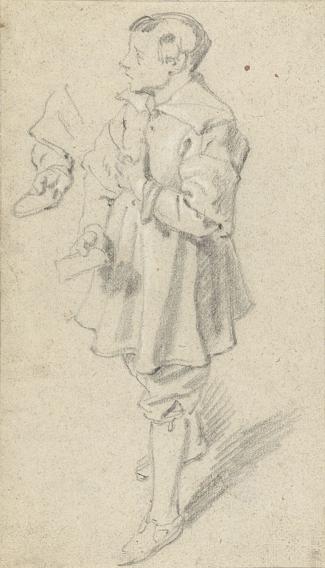 Studie van een staande jongen by Frans Hals
