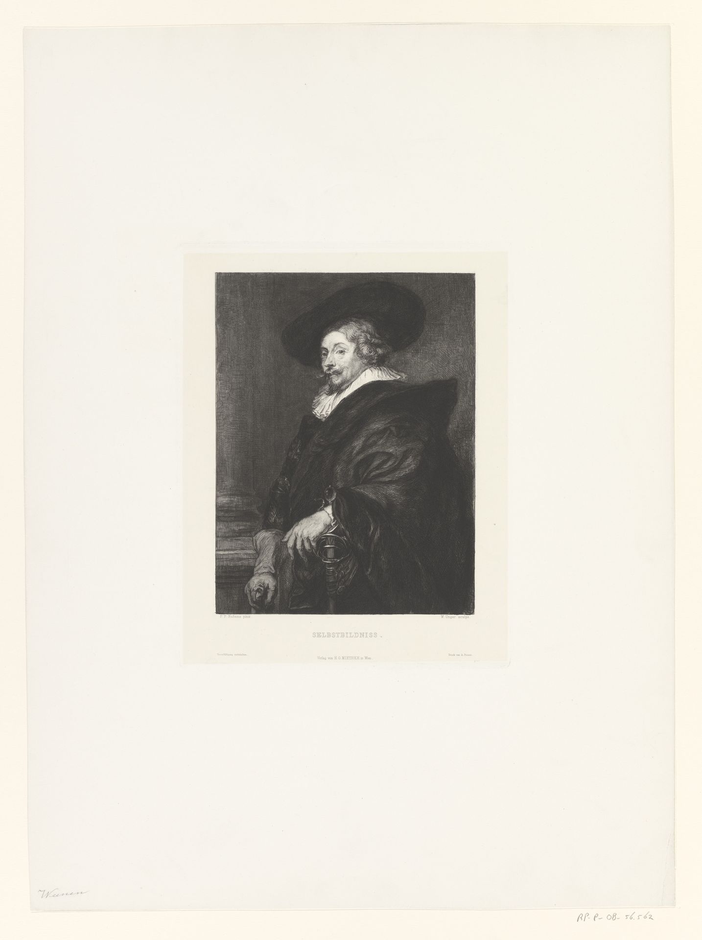 Zelfportret by William Unger
