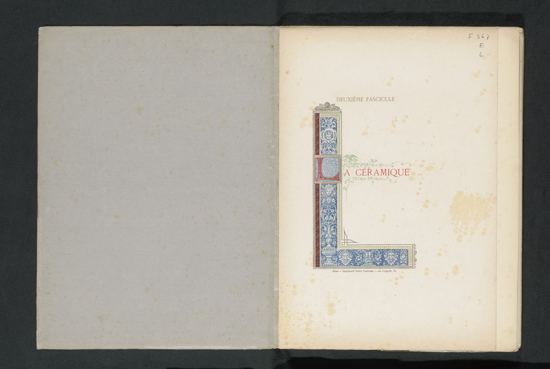 La section italienne à l'Exposition d'Anvers 1885 / par Théophile Fumière by Théophile Fumière