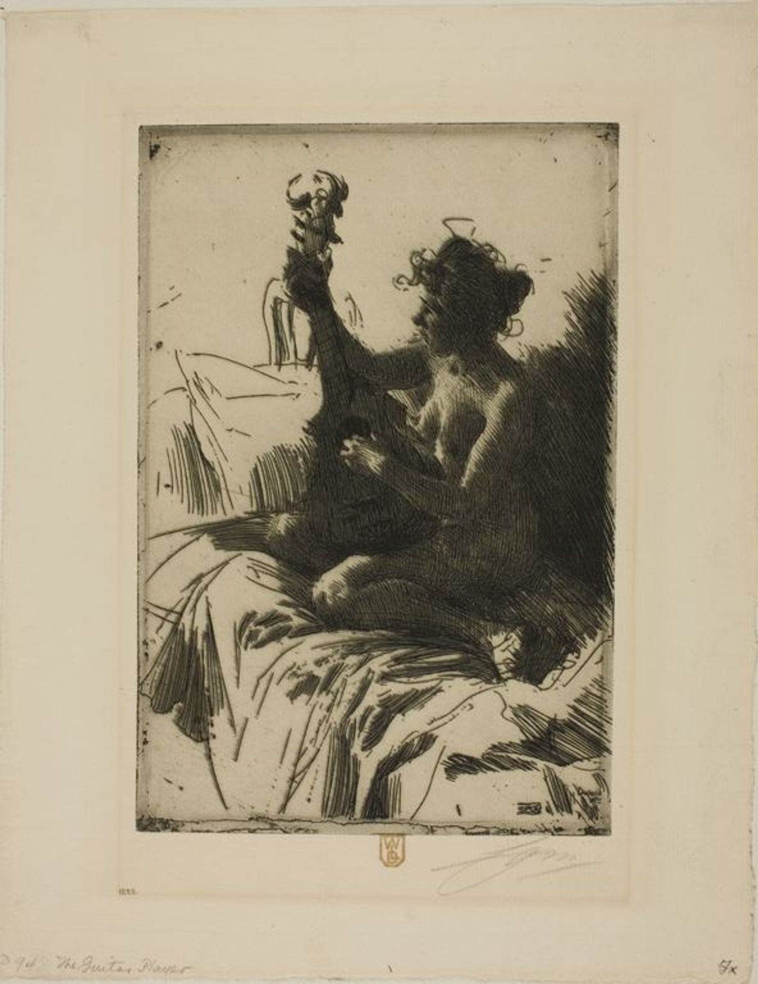 The Guitar by Anders Zorn