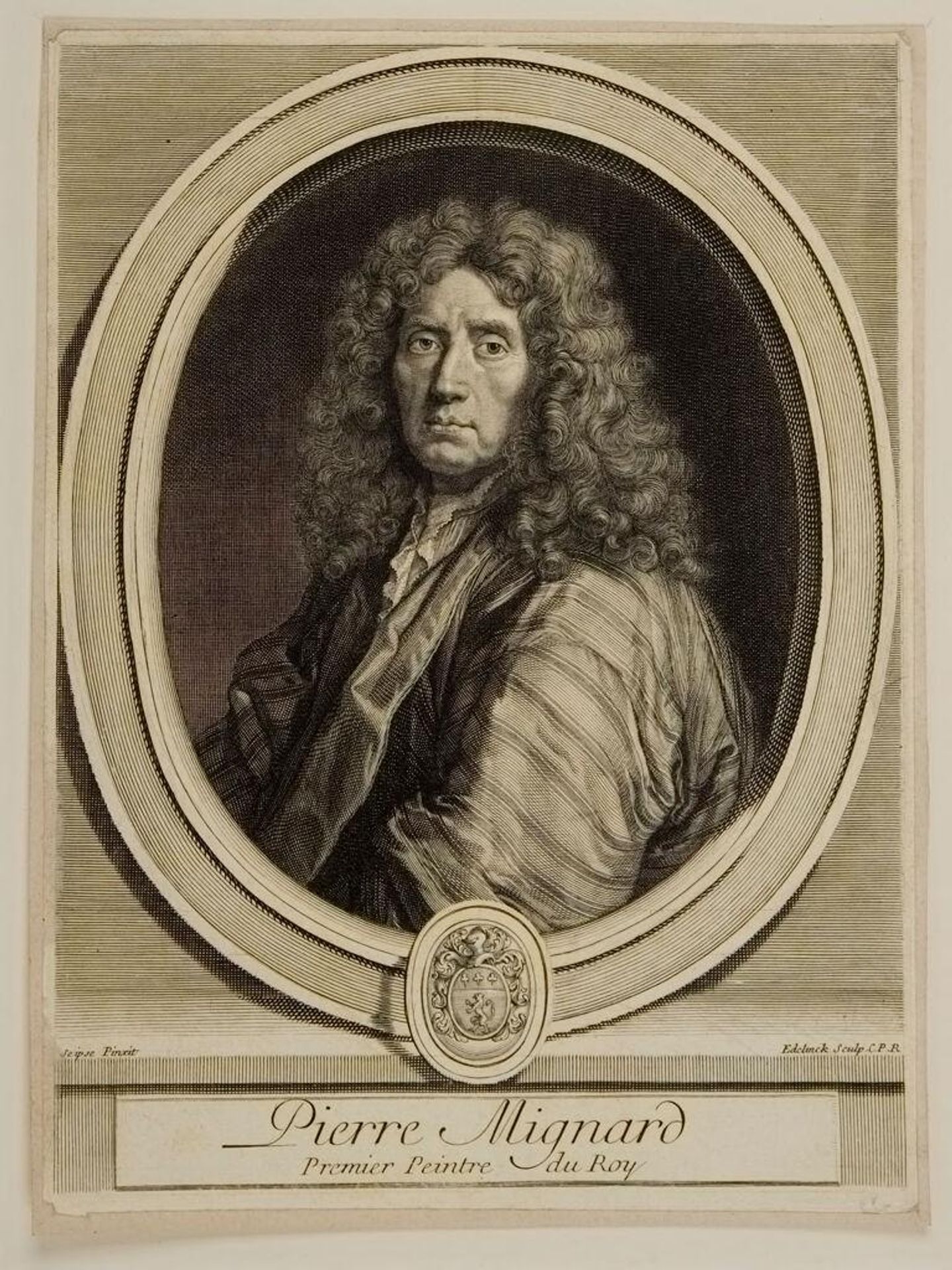 Pierre Mignard by Gérard Edelinck