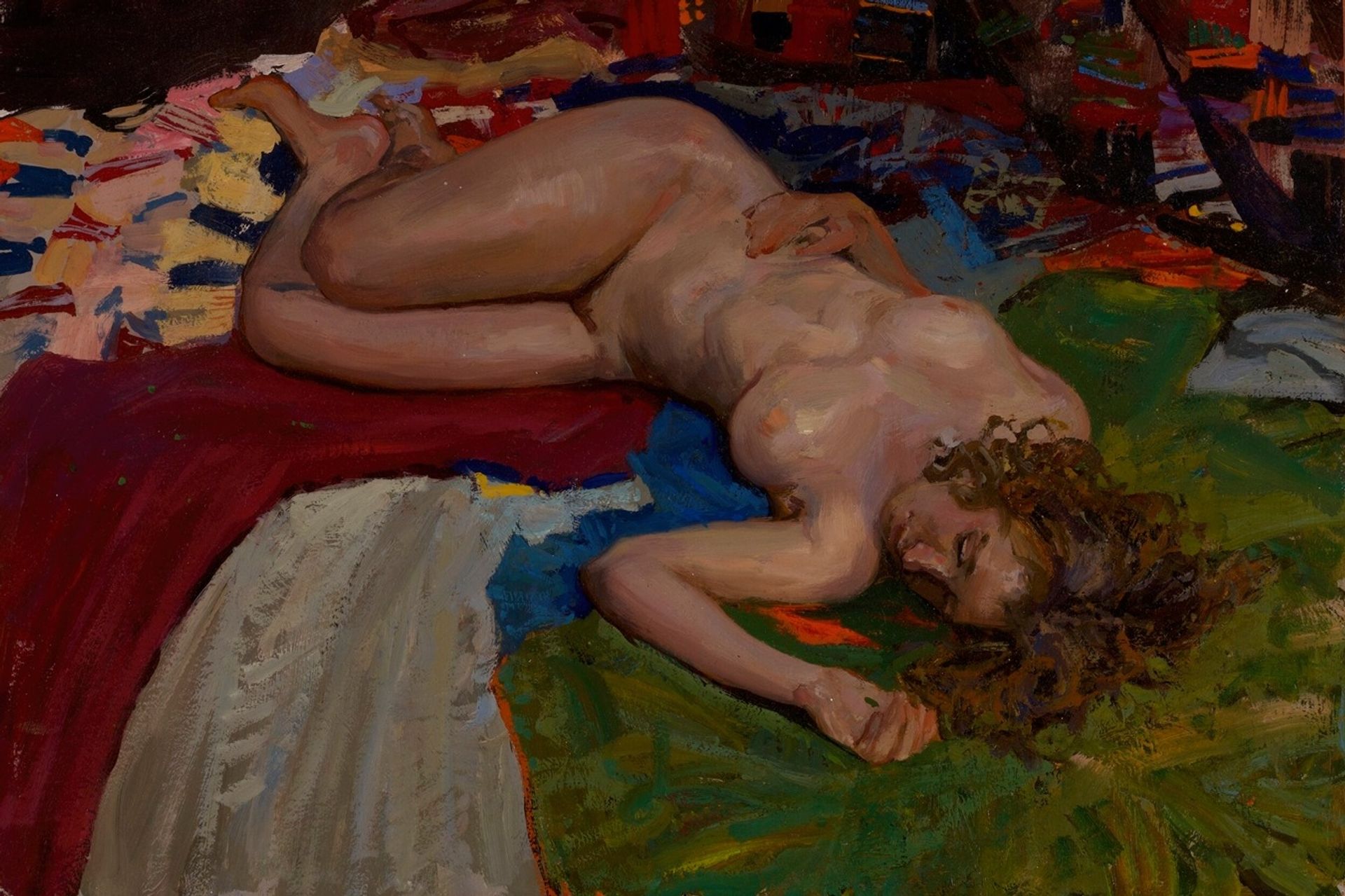 Reclining Nude by Timur Akhriev