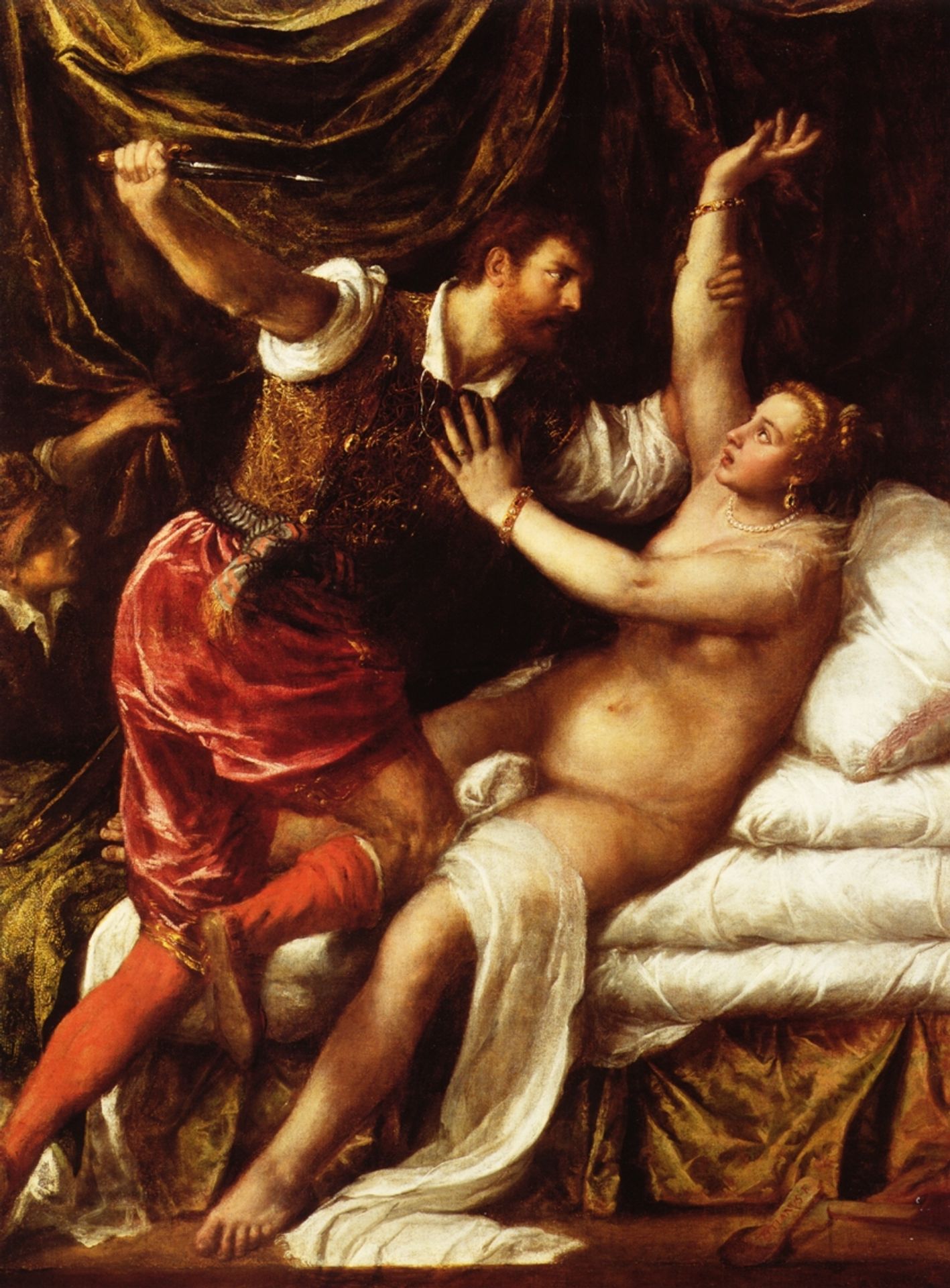Tarquin and Lucretia by Titian