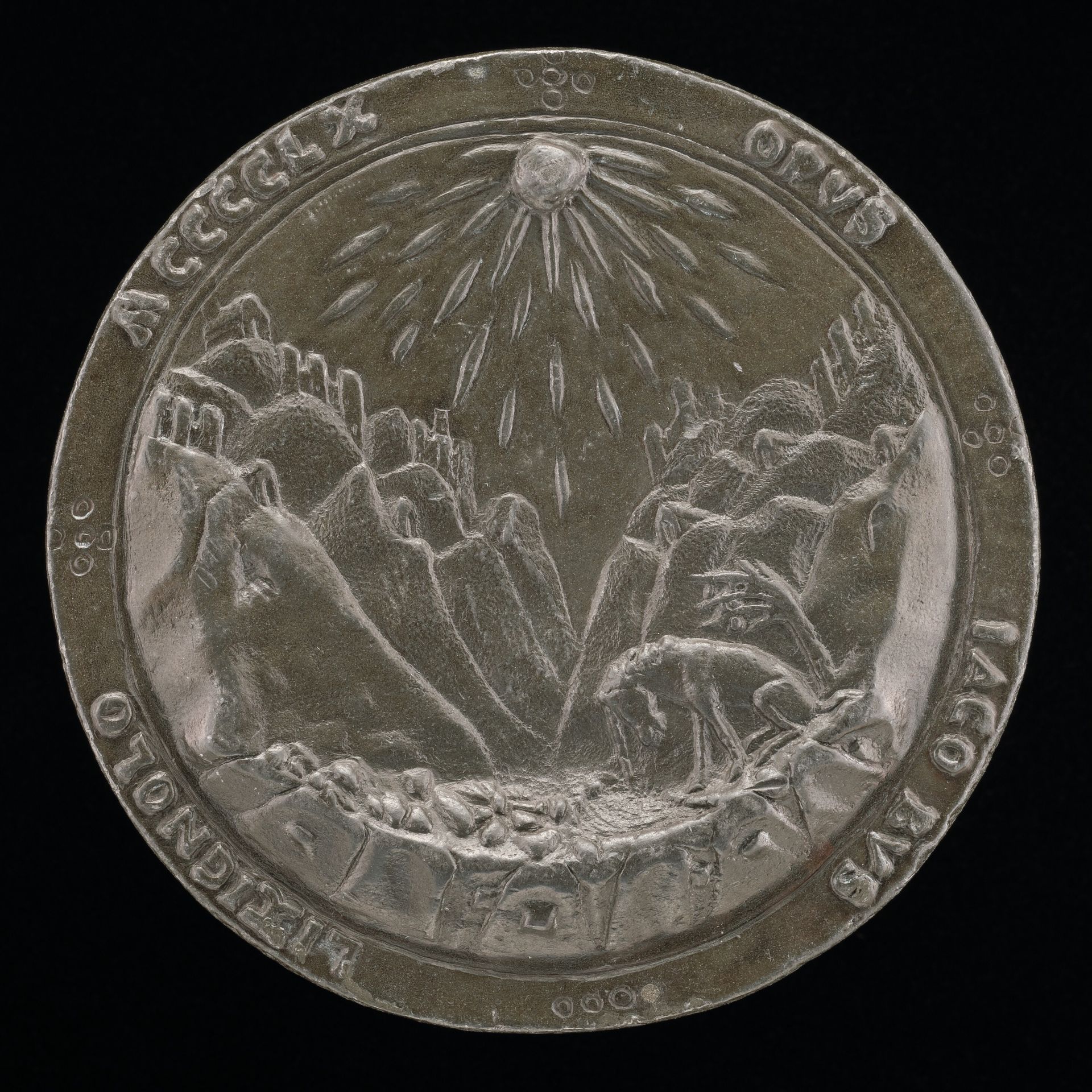 Unicorn Dipping Its Horn into a Stream [reverse] by Jacopo Lixignolo