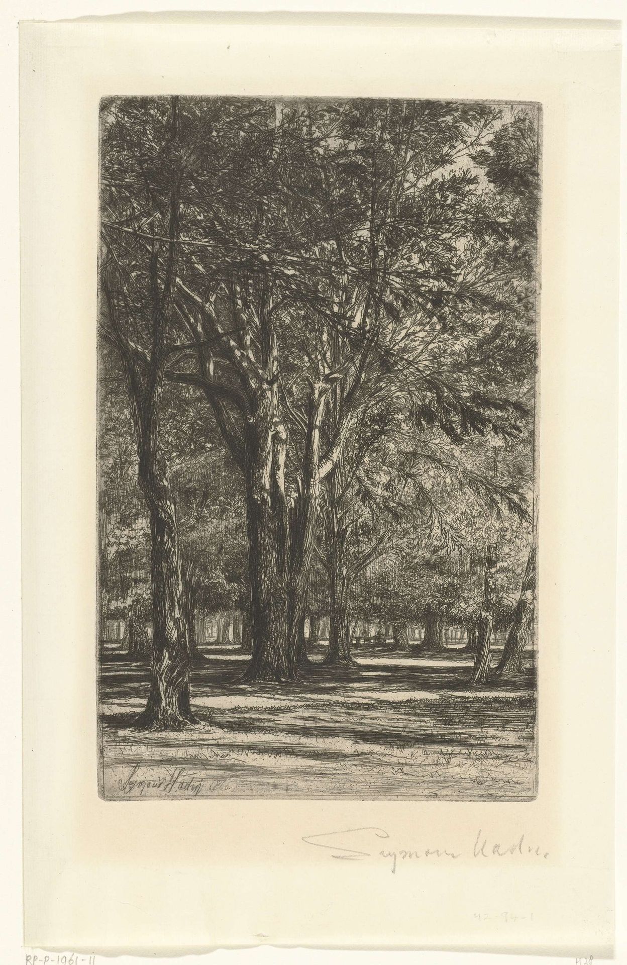 Kensington Gardens by Sir Francis Seymour Haden
