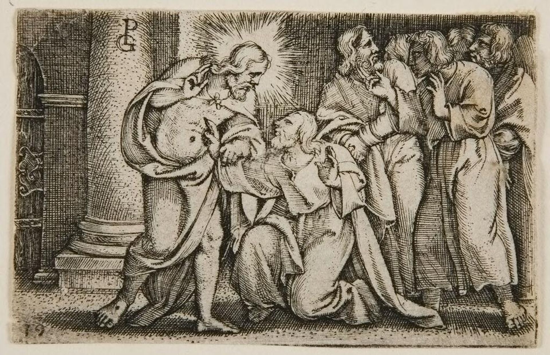 Doubting Thomas by Georg Pencz
