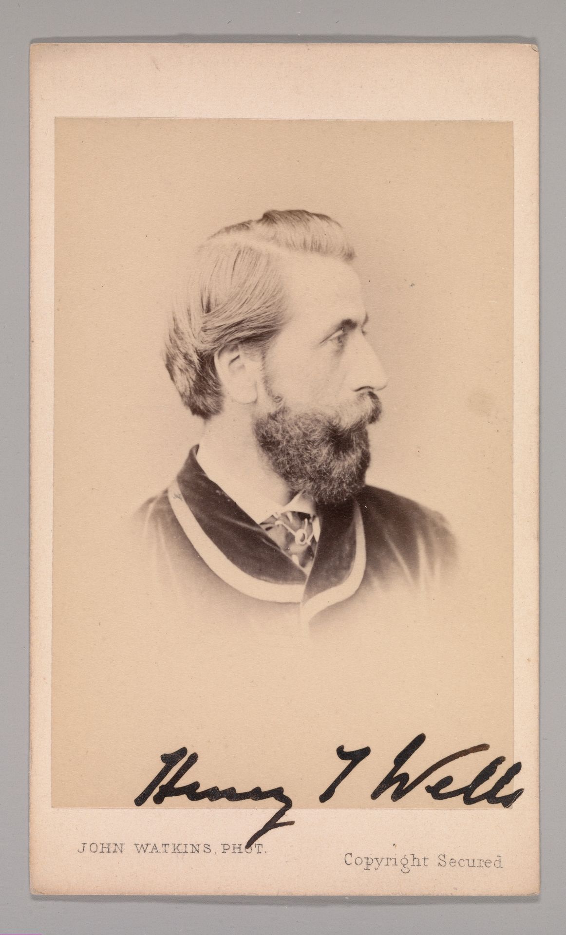 [Henry Tanworth Wells] by John and Charles Watkins
