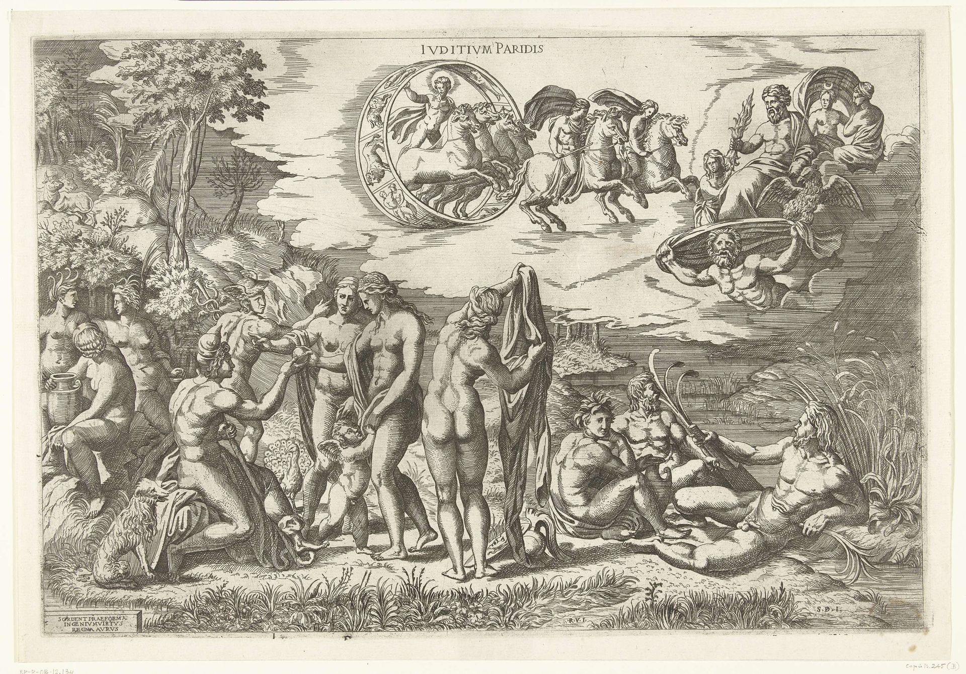Oordeel van Paris by Anonymous