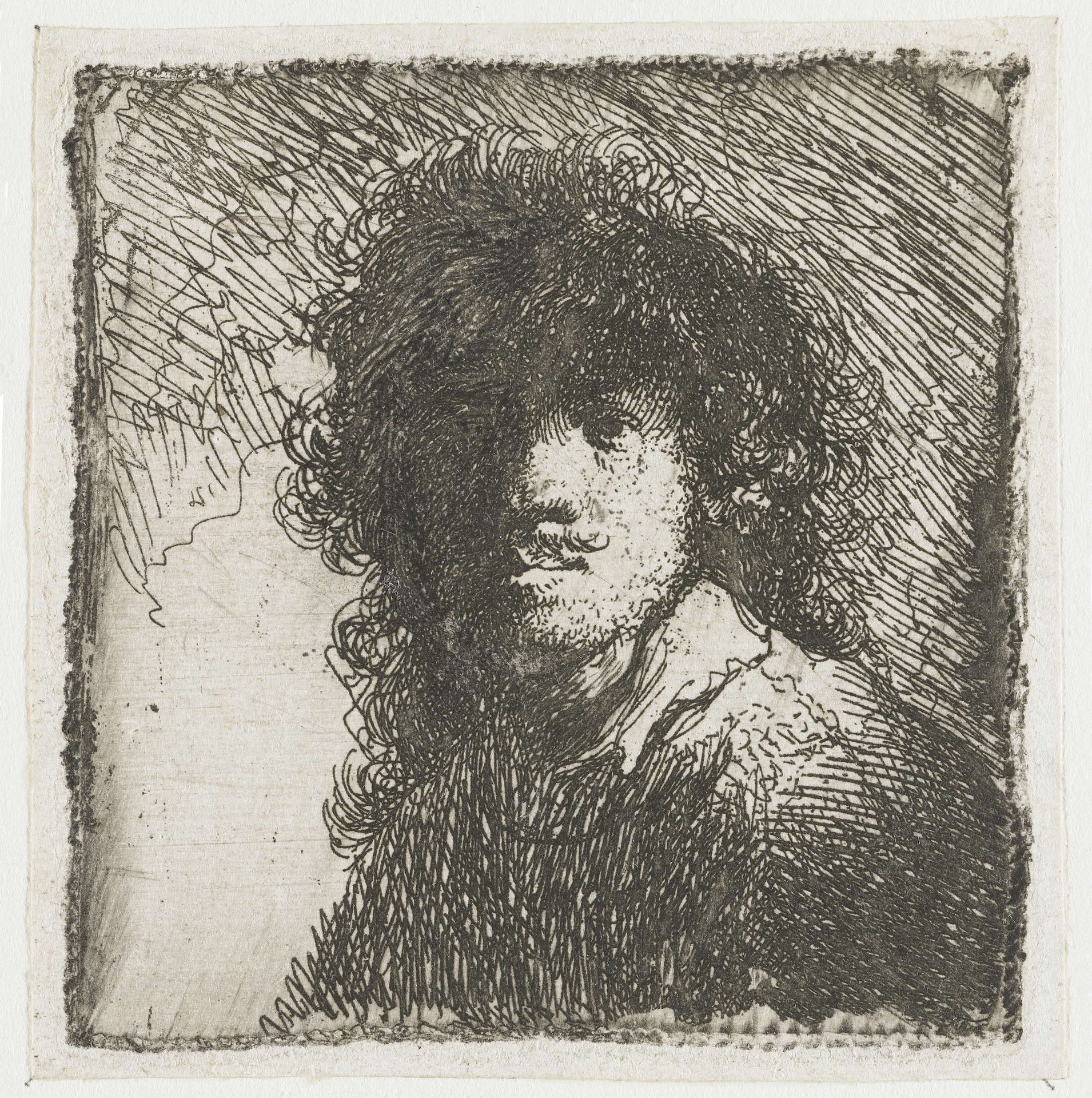 Self-portrait Bare-headed by Rembrandt van Rijn