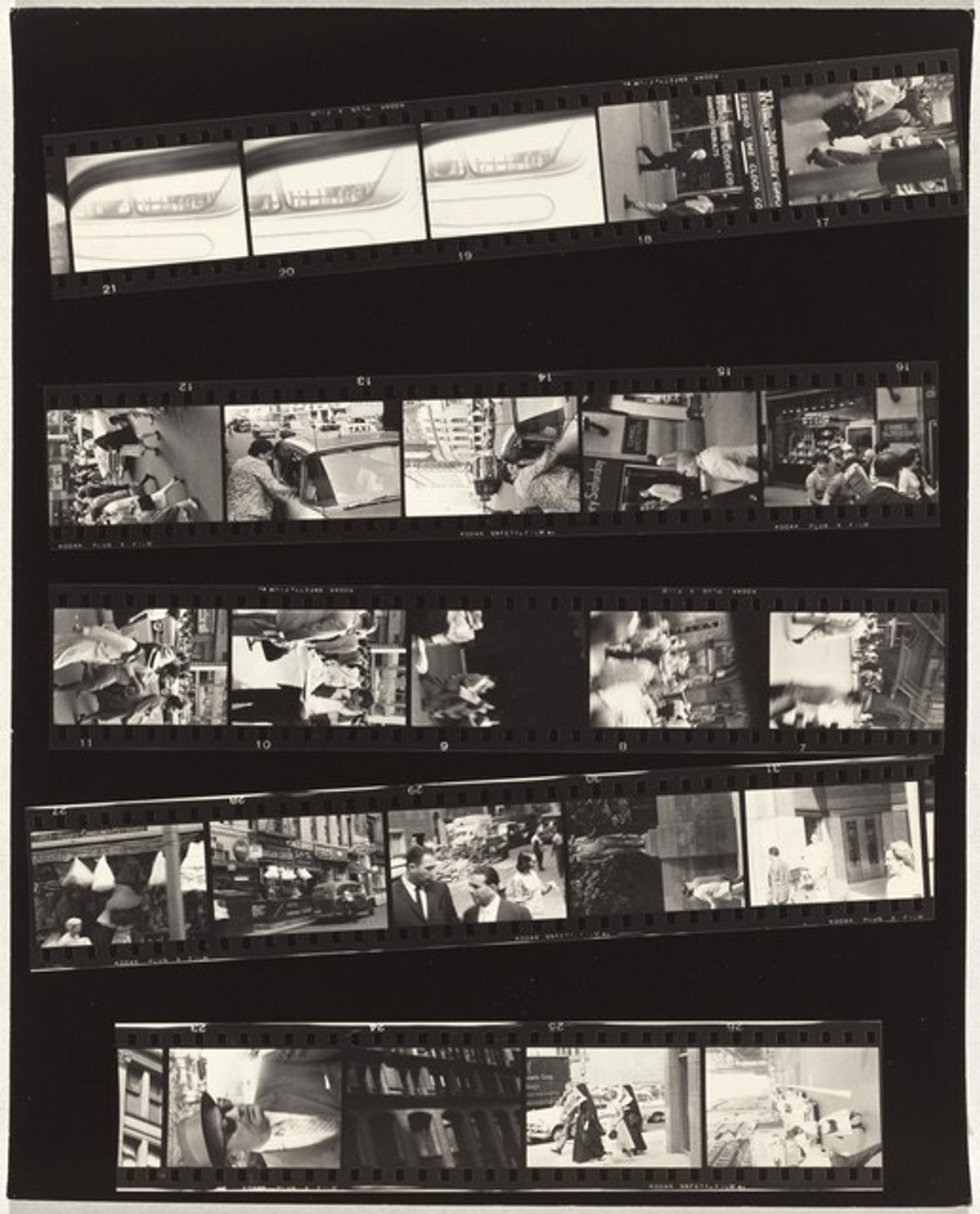 From the bus 81 by Robert Frank