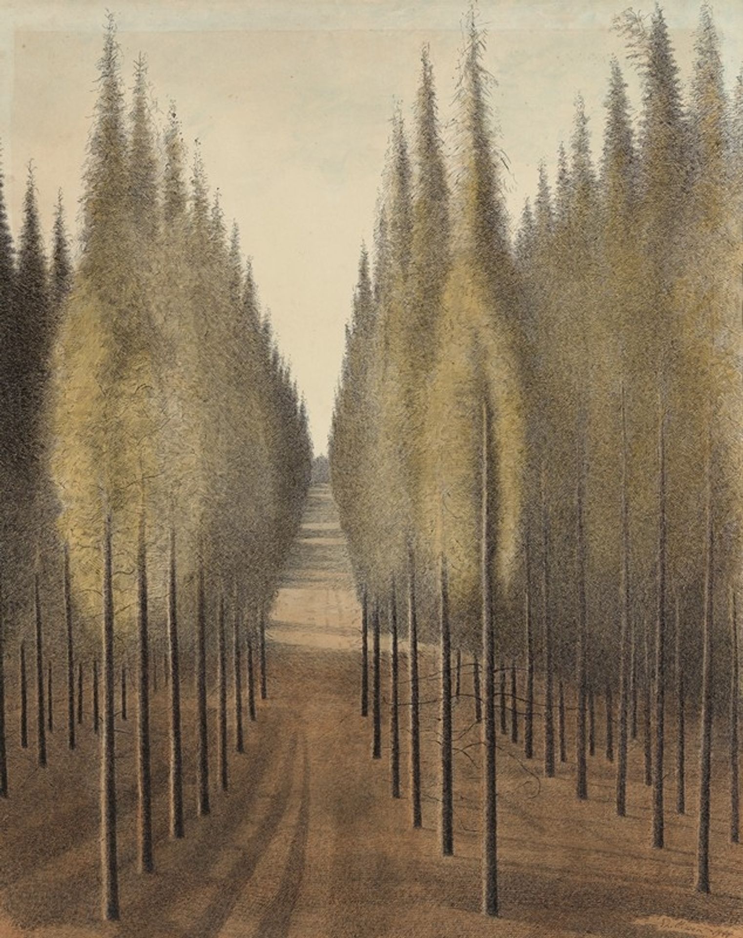 De brandgang by Léon Spilliaert