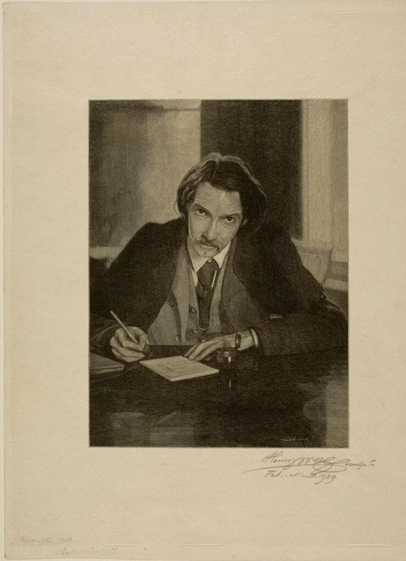 Robert Louis Stevenson by Henry Wolf
