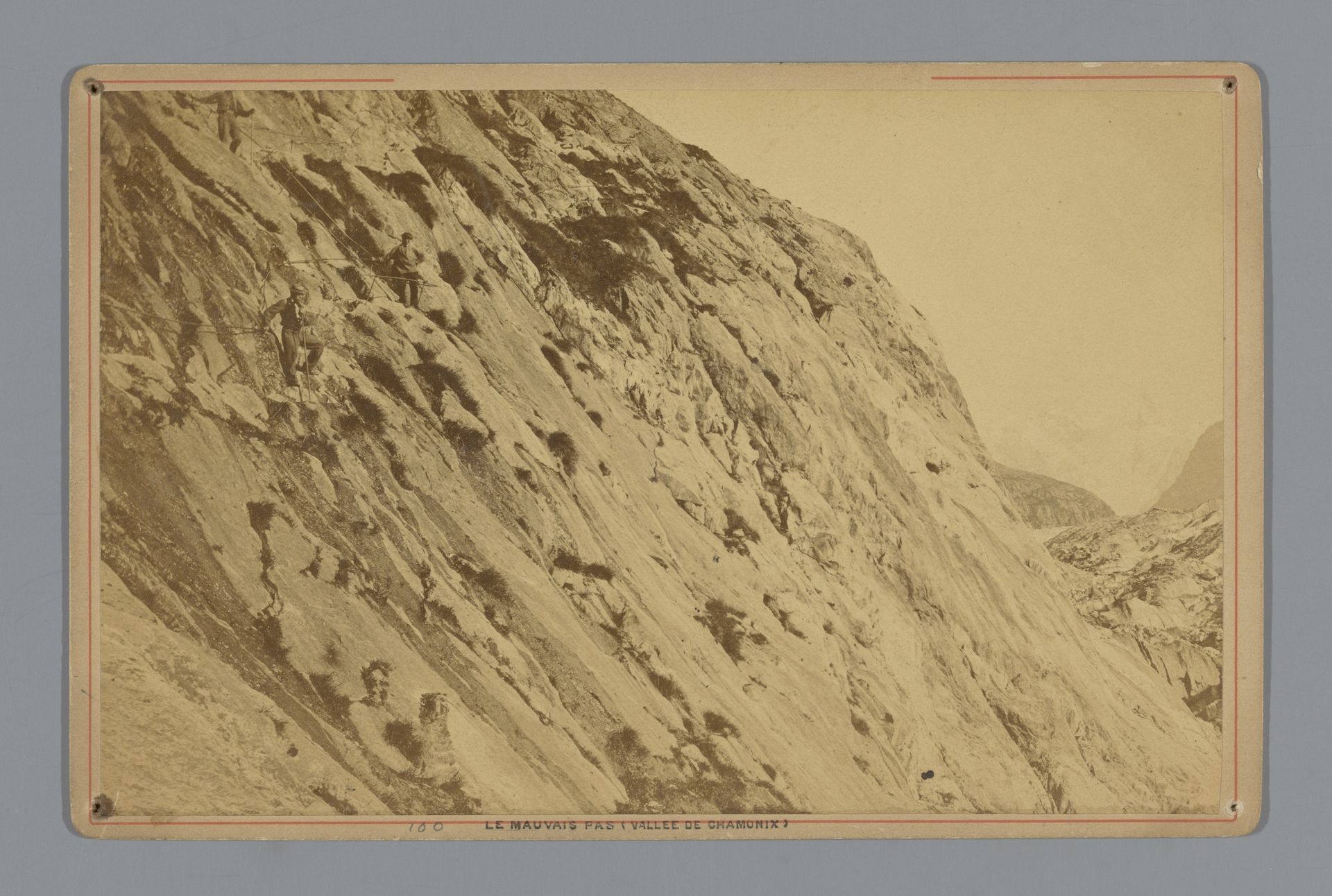 Bergbeklimmers in Chamonix by Auguste Garcin