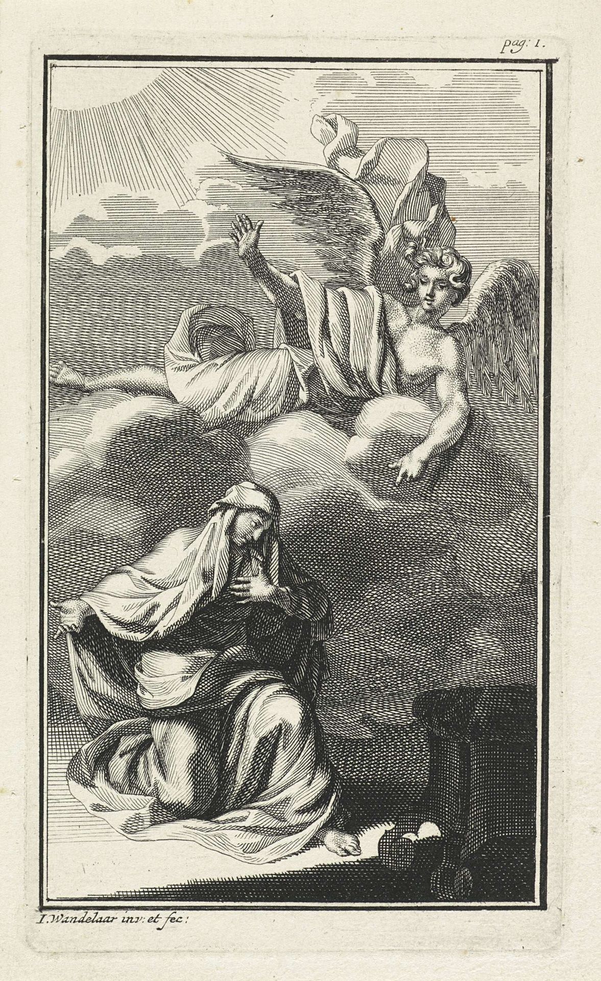 Annunciatie by Jan Wandelaar