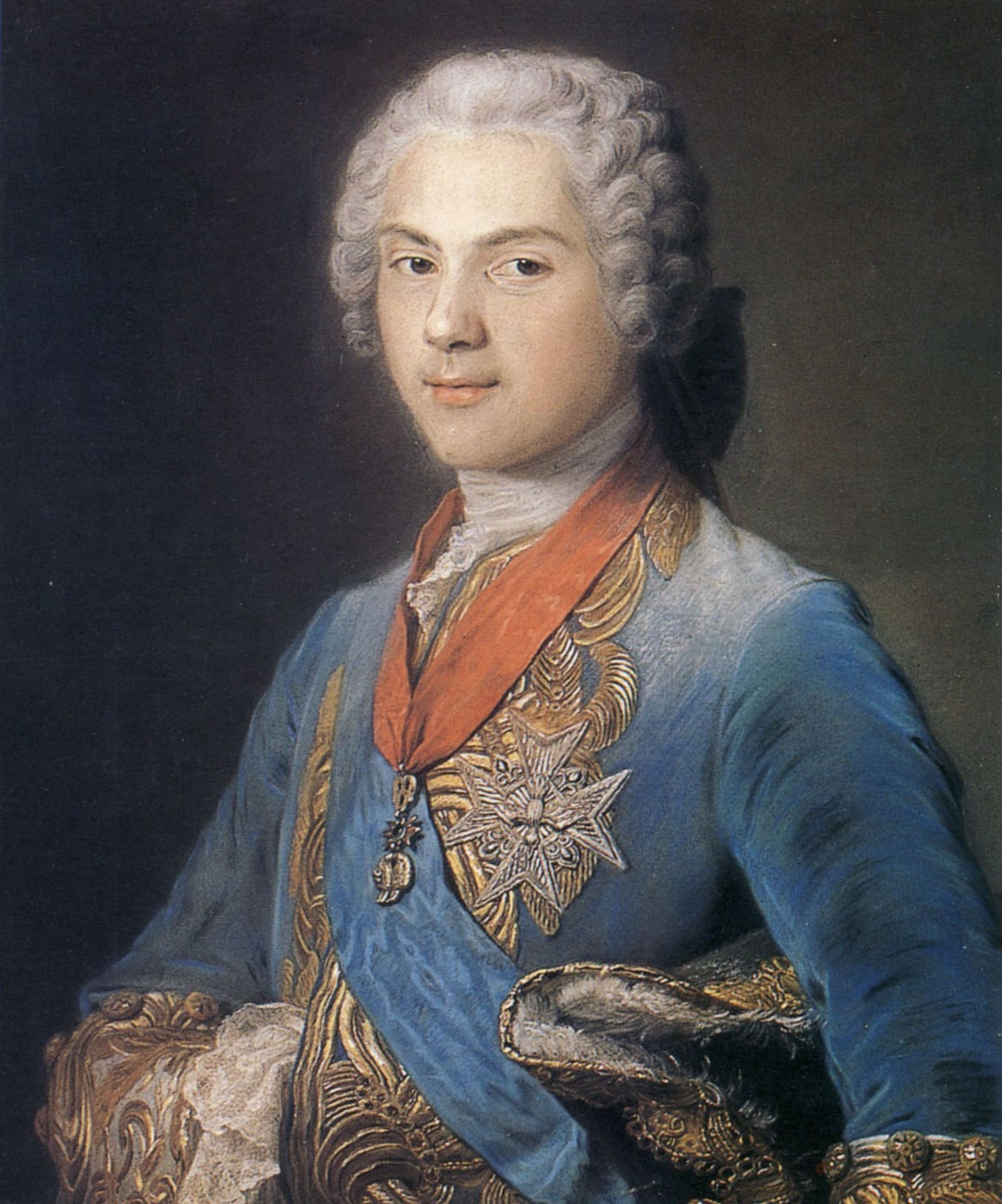 Louis of France, Dauphin, son of Louis XV by Maurice Quentin de La Tour