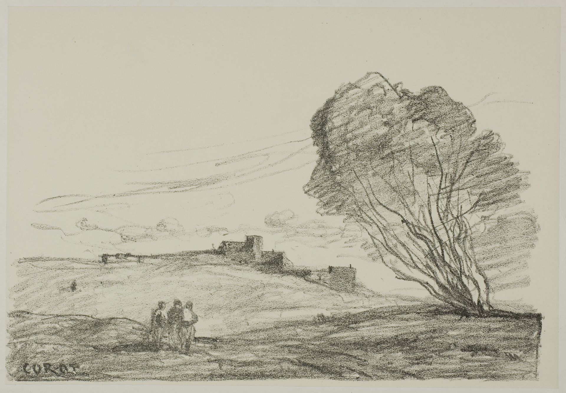 The Isolated Fort by Camille Corot