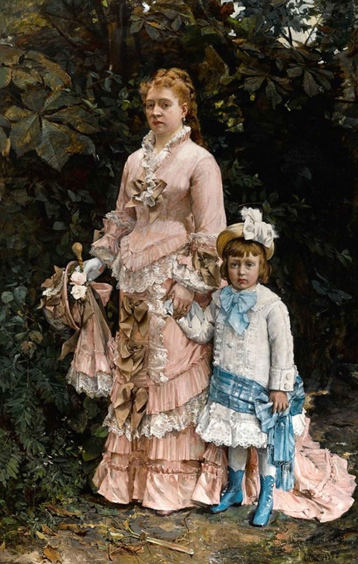 La promenade du dimanche by Léon François Comerre