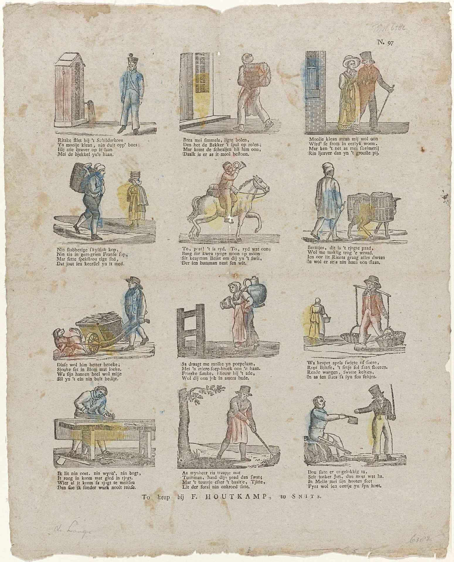 Verschillende beroepen by F. Houtkamp