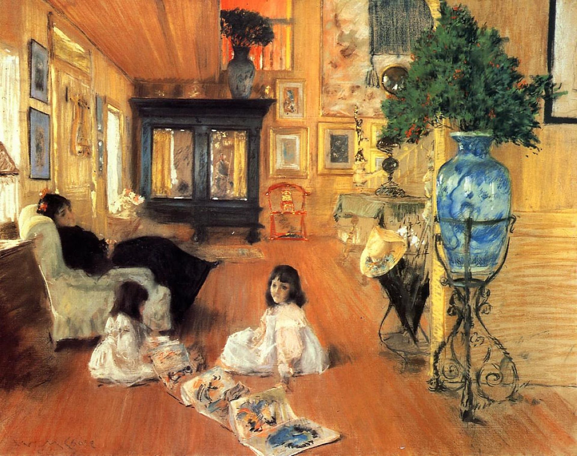 Hall at Shinnecock by William Merritt Chase