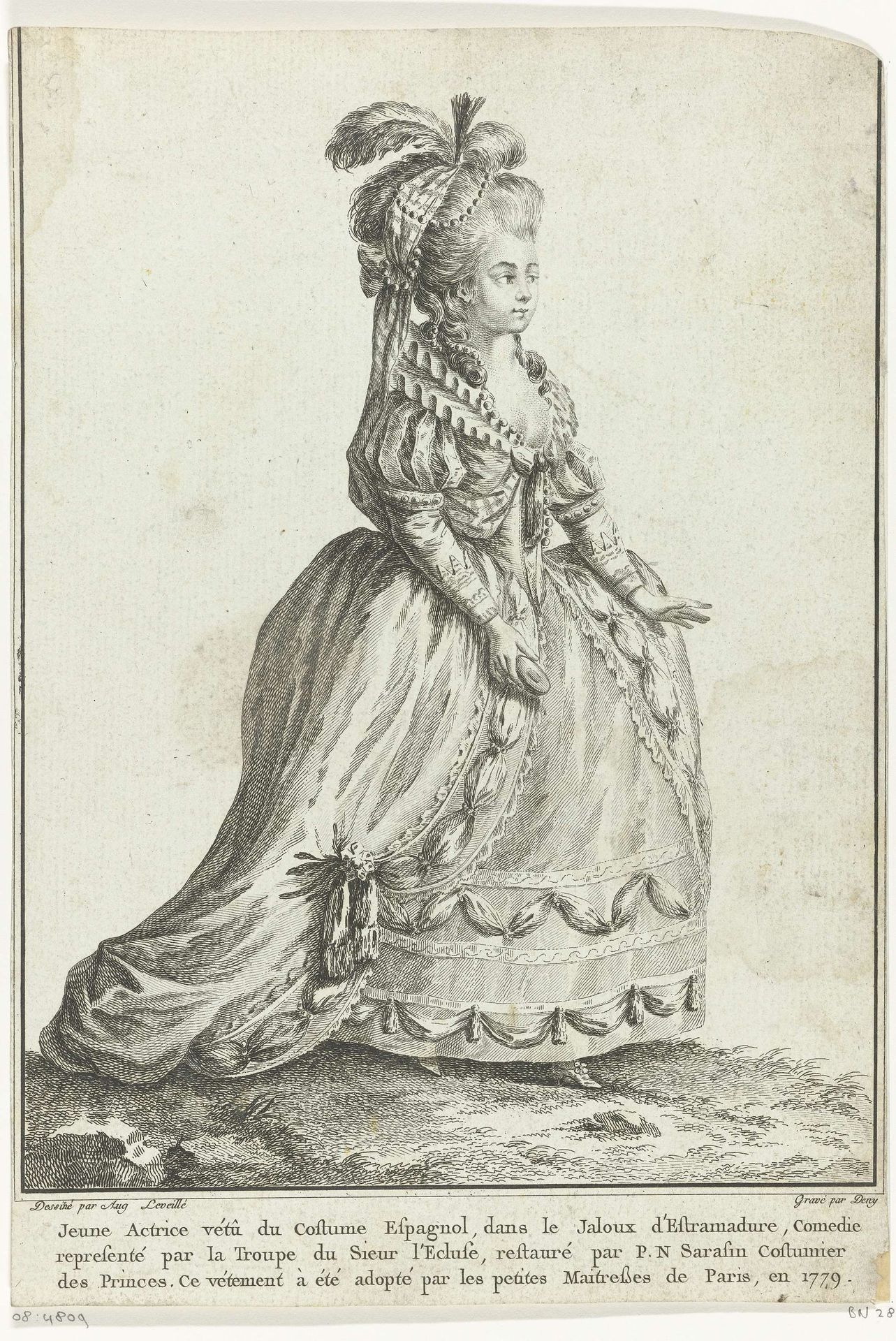 Jeune Actrice, vêtu du Costume Espagnol (...) by Martial Deny