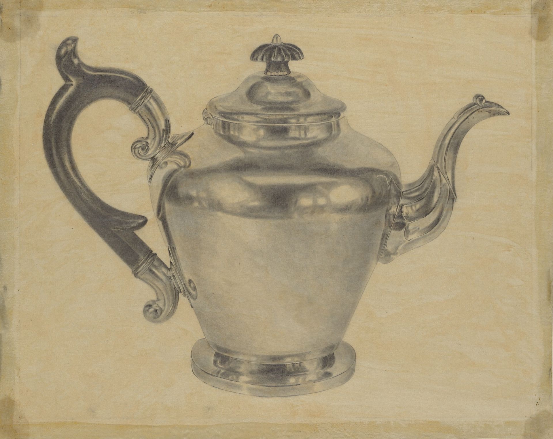 Pewter Teapot by Harry Goodman