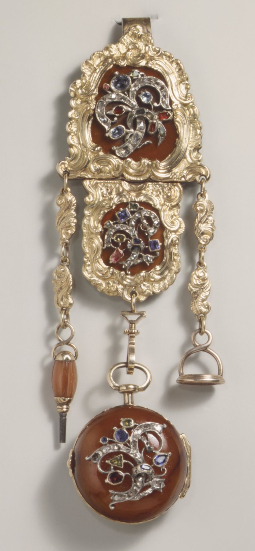 Watch and chatelaine by V. Blanck