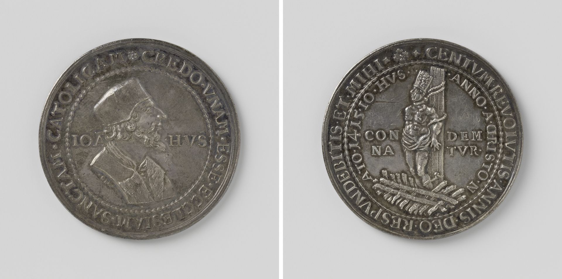 Verbranding van Johannes Hus by Christoph Jakob Leherr