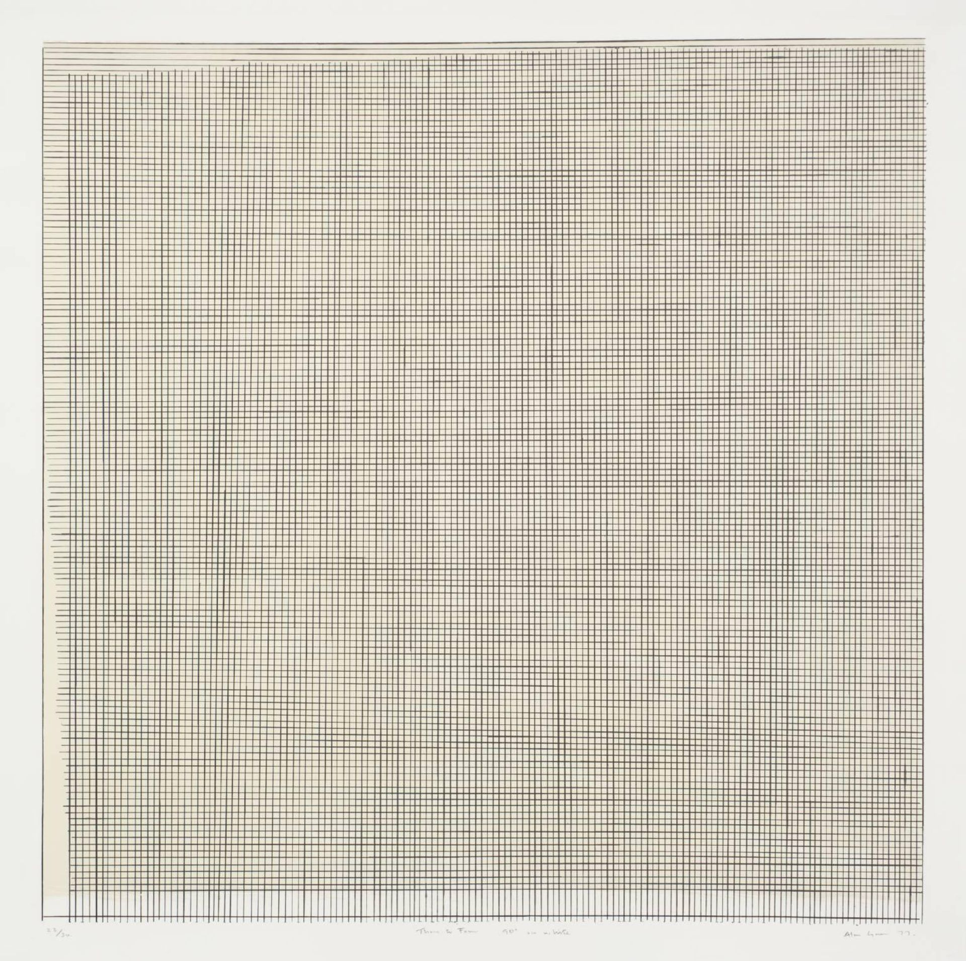 2. 90% on White by  Alan Green