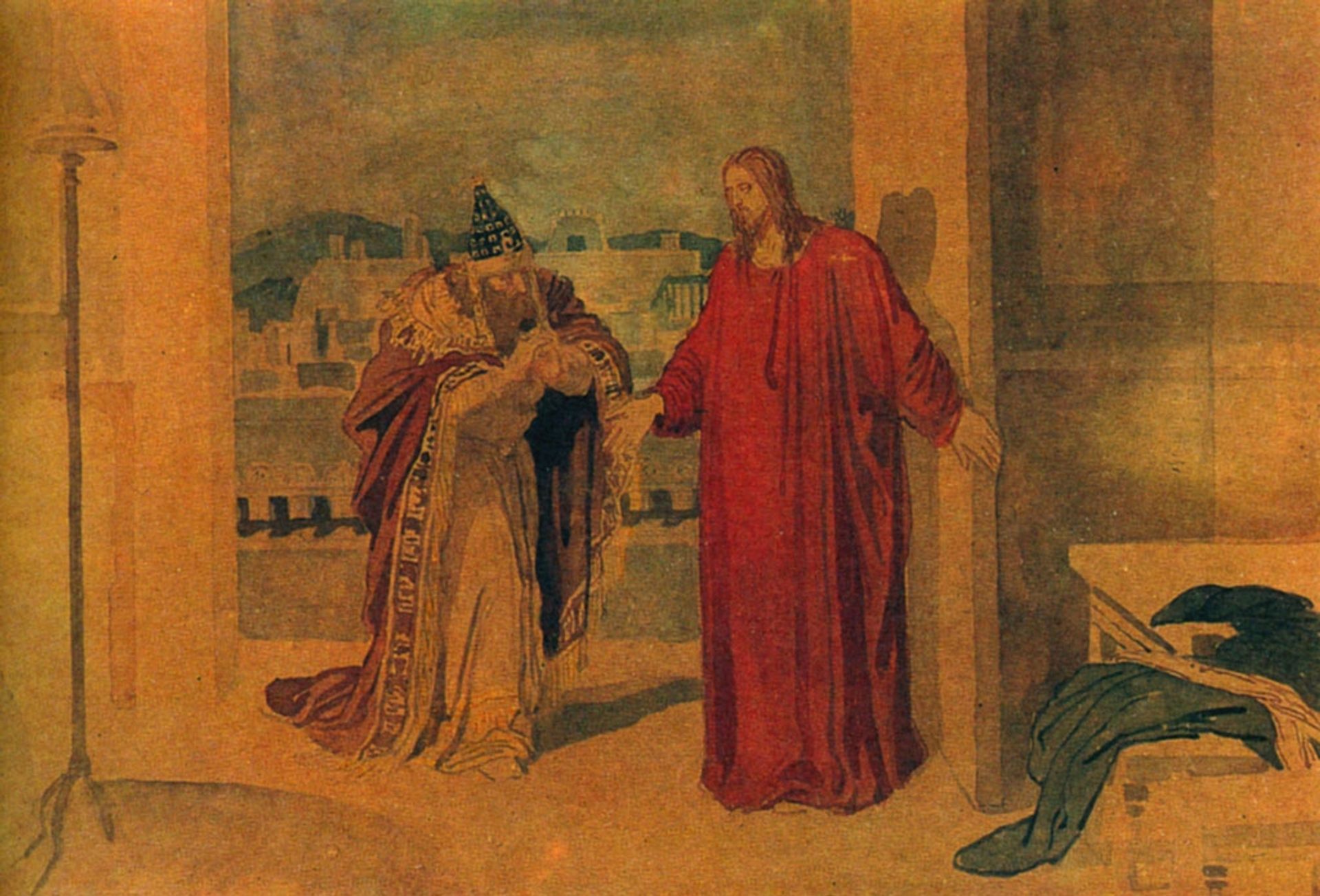 Jesus and Nicodemus by Alexander Ivanov