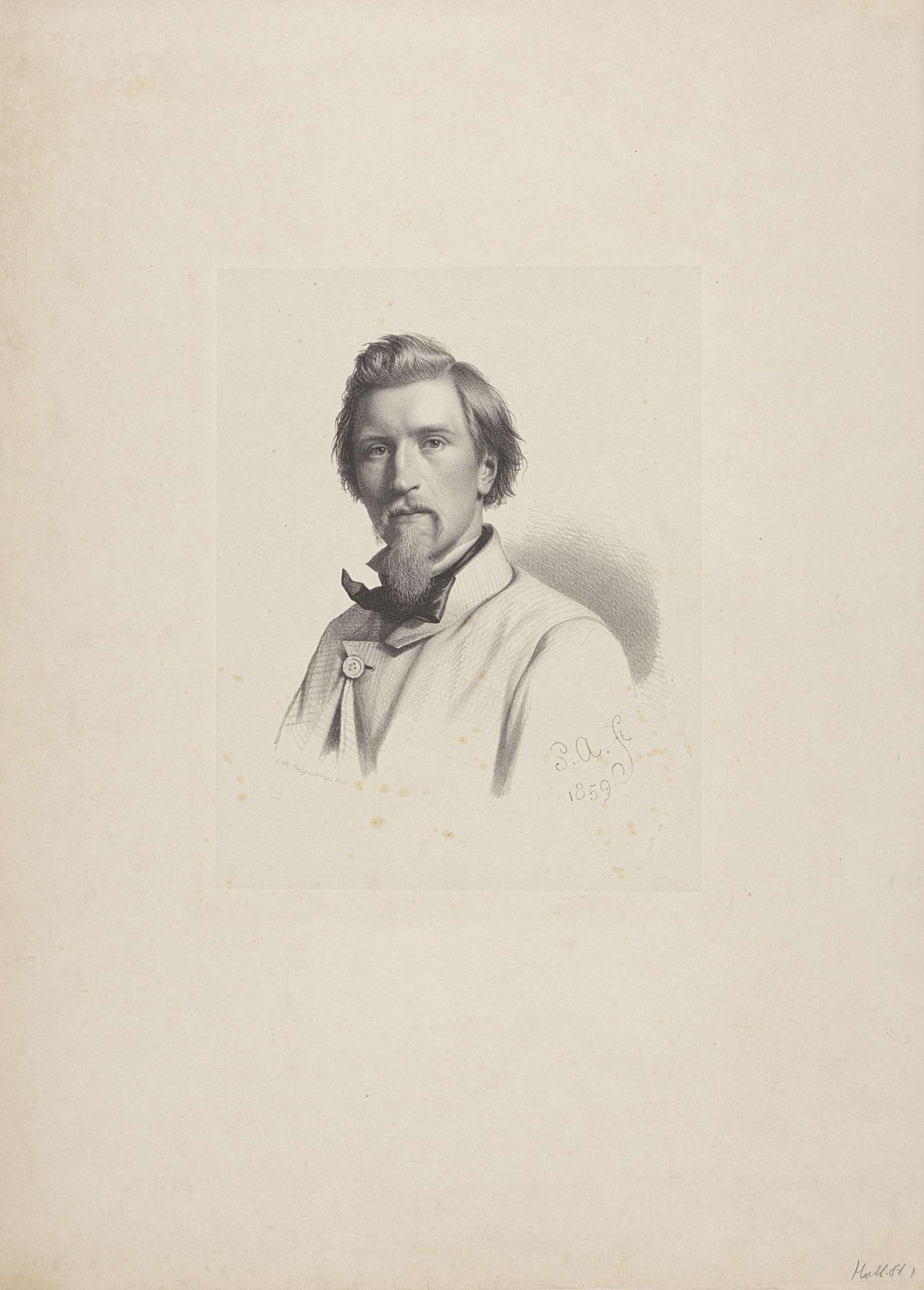 Portret van een onbekende man by Sybrand Altmann