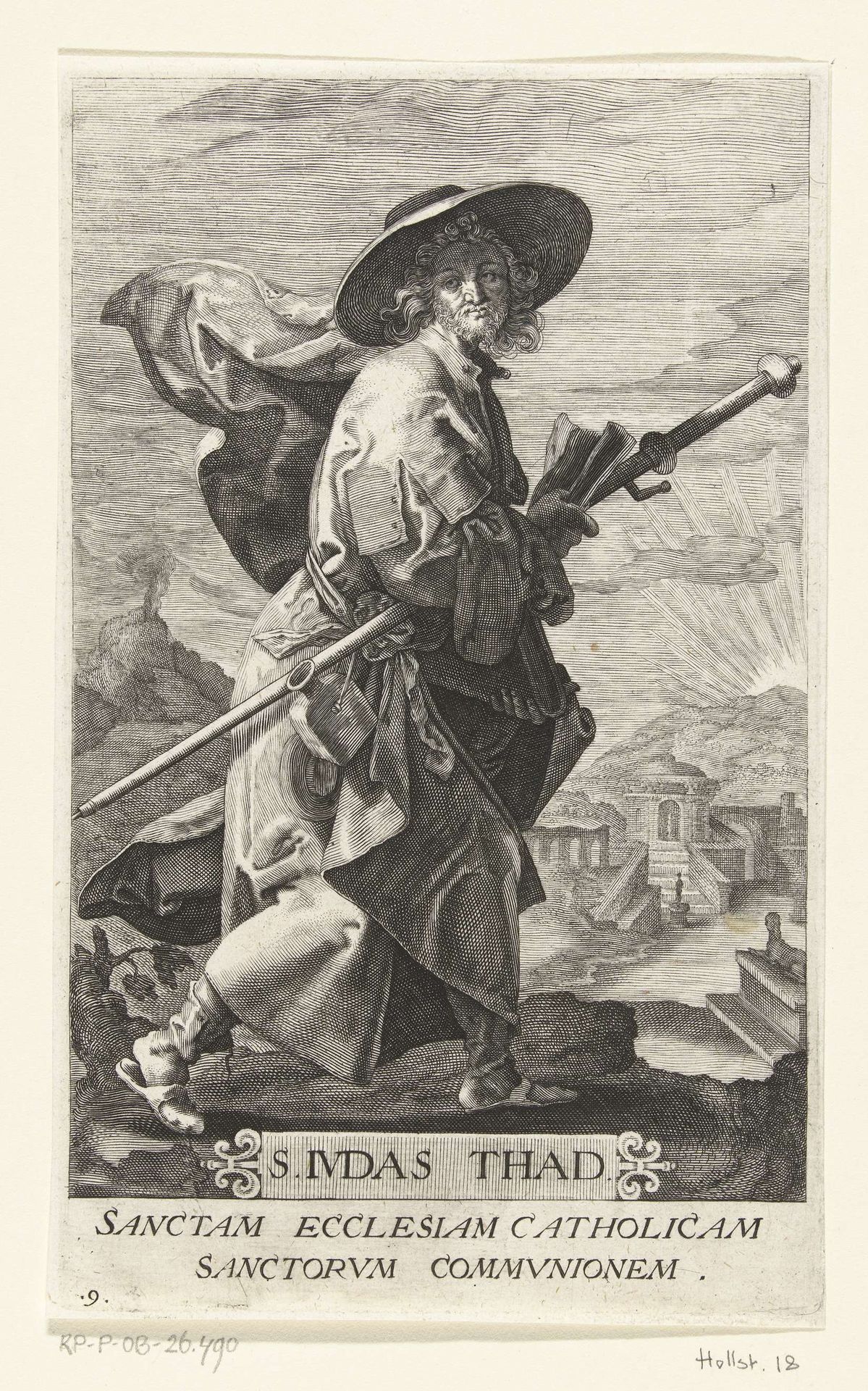 Apostel Judas Taddeüs by Johan Barra