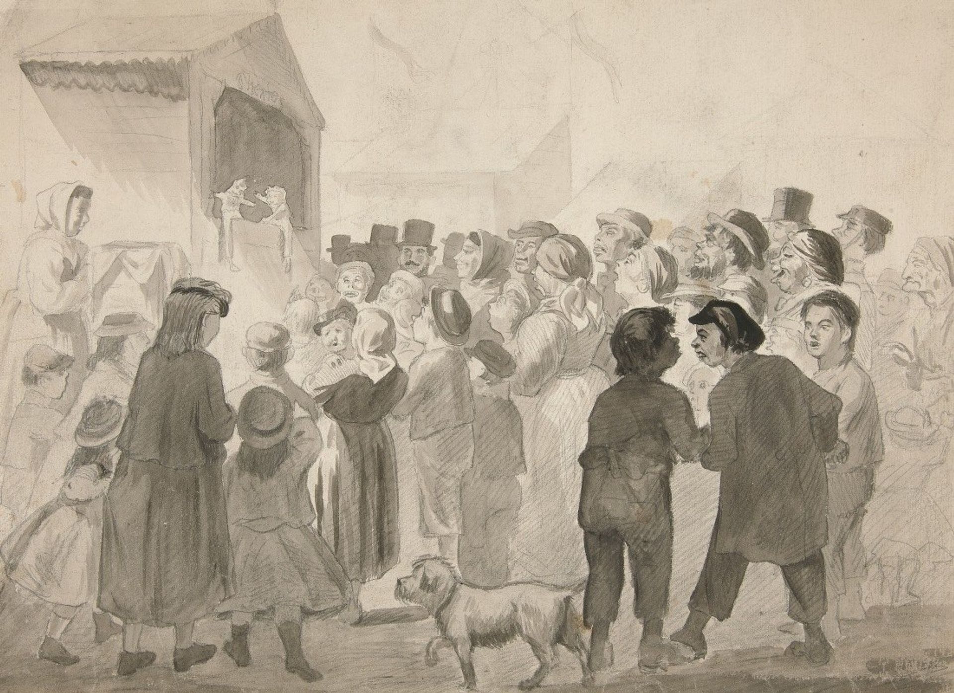 Crowd Scene by Edwin Austin Abbey
