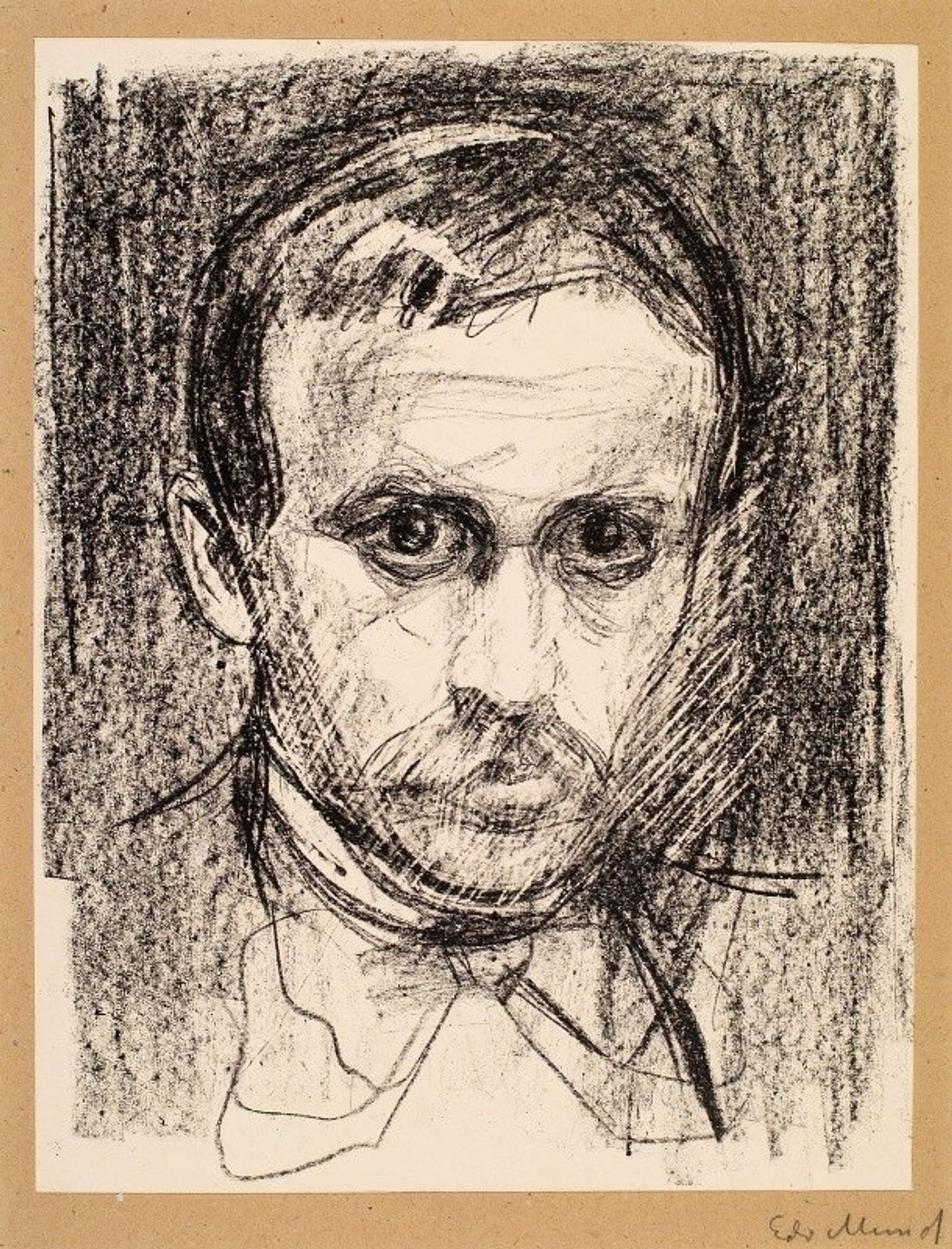 Sigbjørn Obstfelder by Edvard Munch