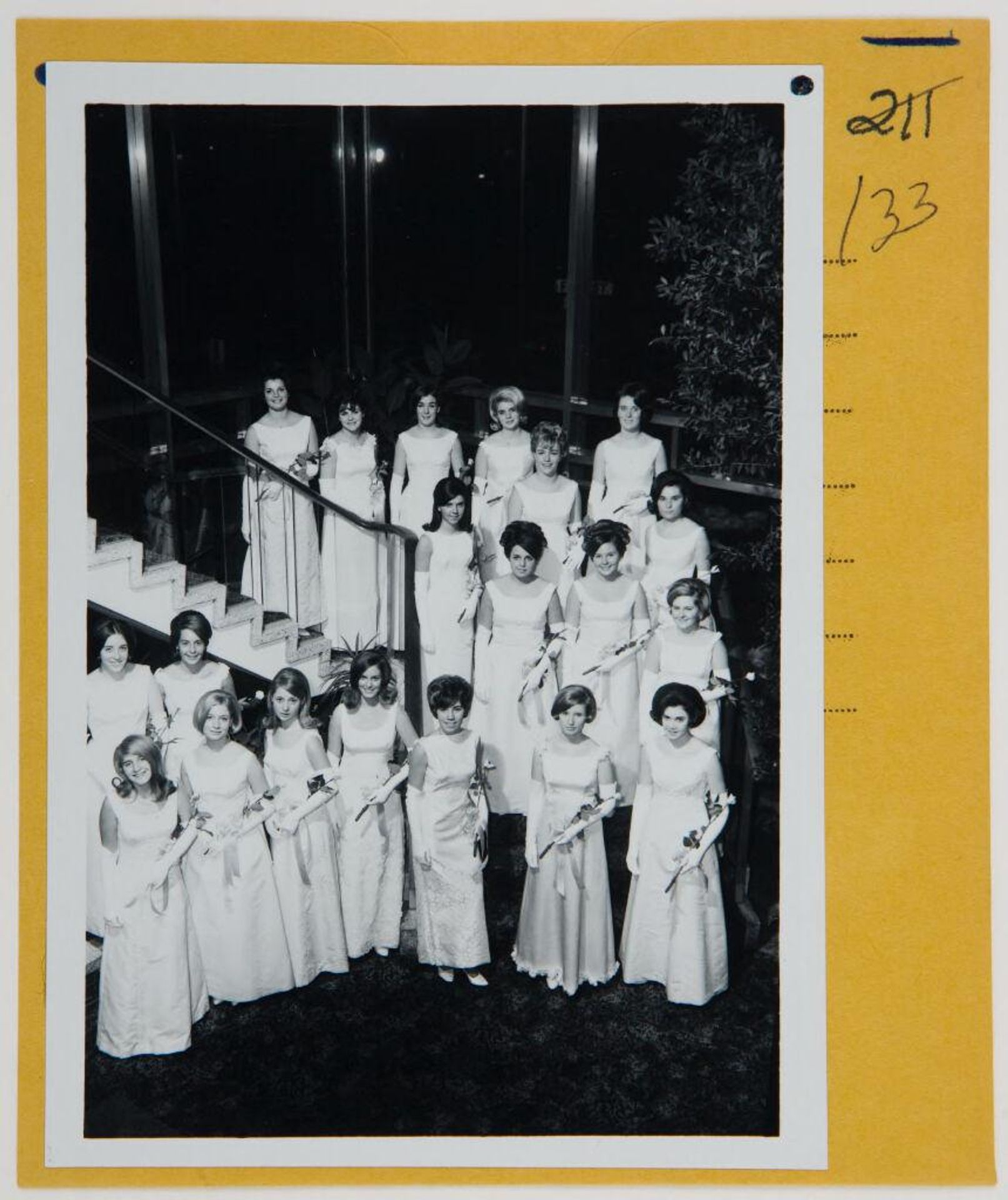 Untitled (group of debutantes) by Robert Burian
