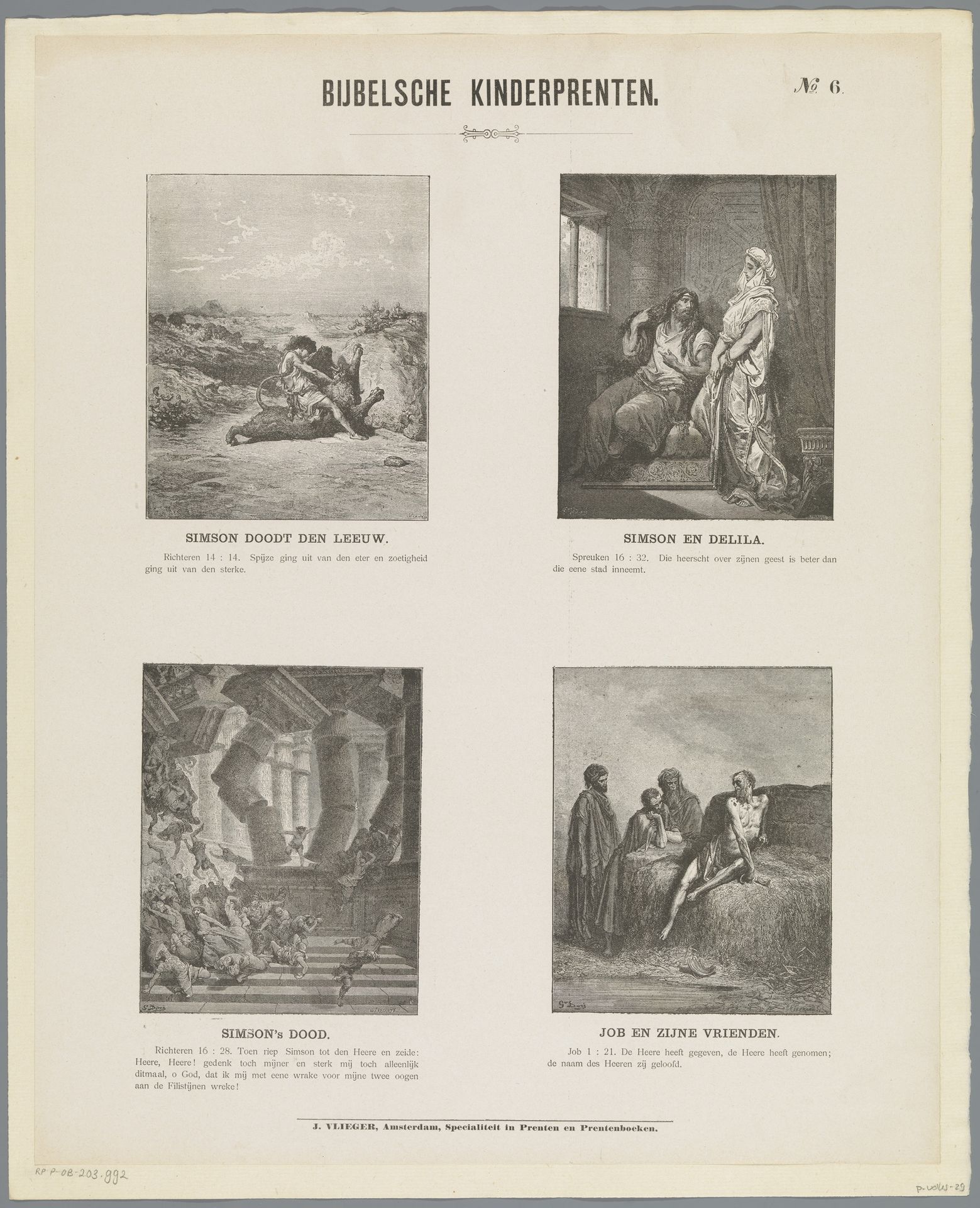 Bijbelsche kinderprenten by Antoine Alphée Piaud