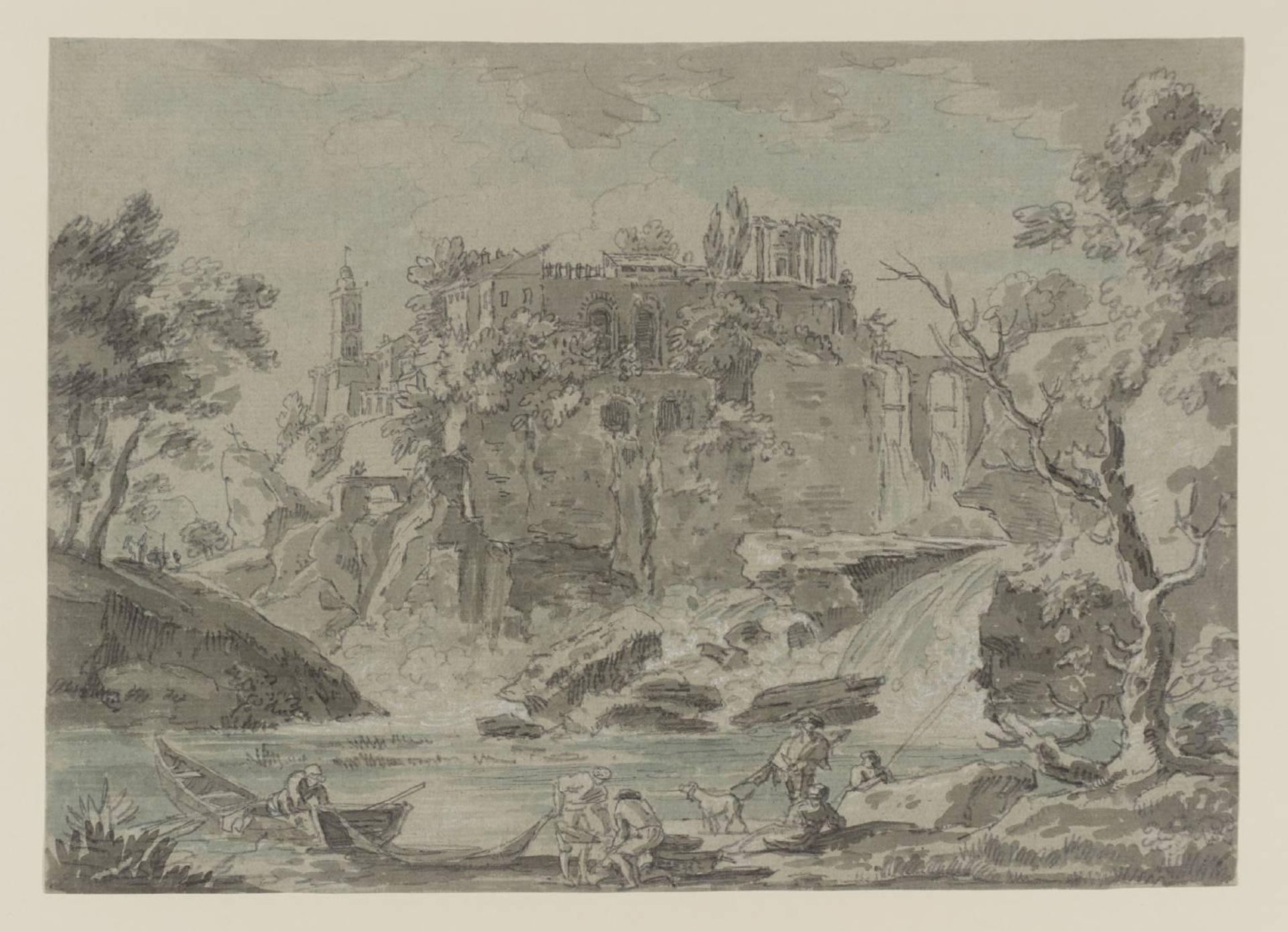 Spoletto after Vernet by  Thomas Sunderland