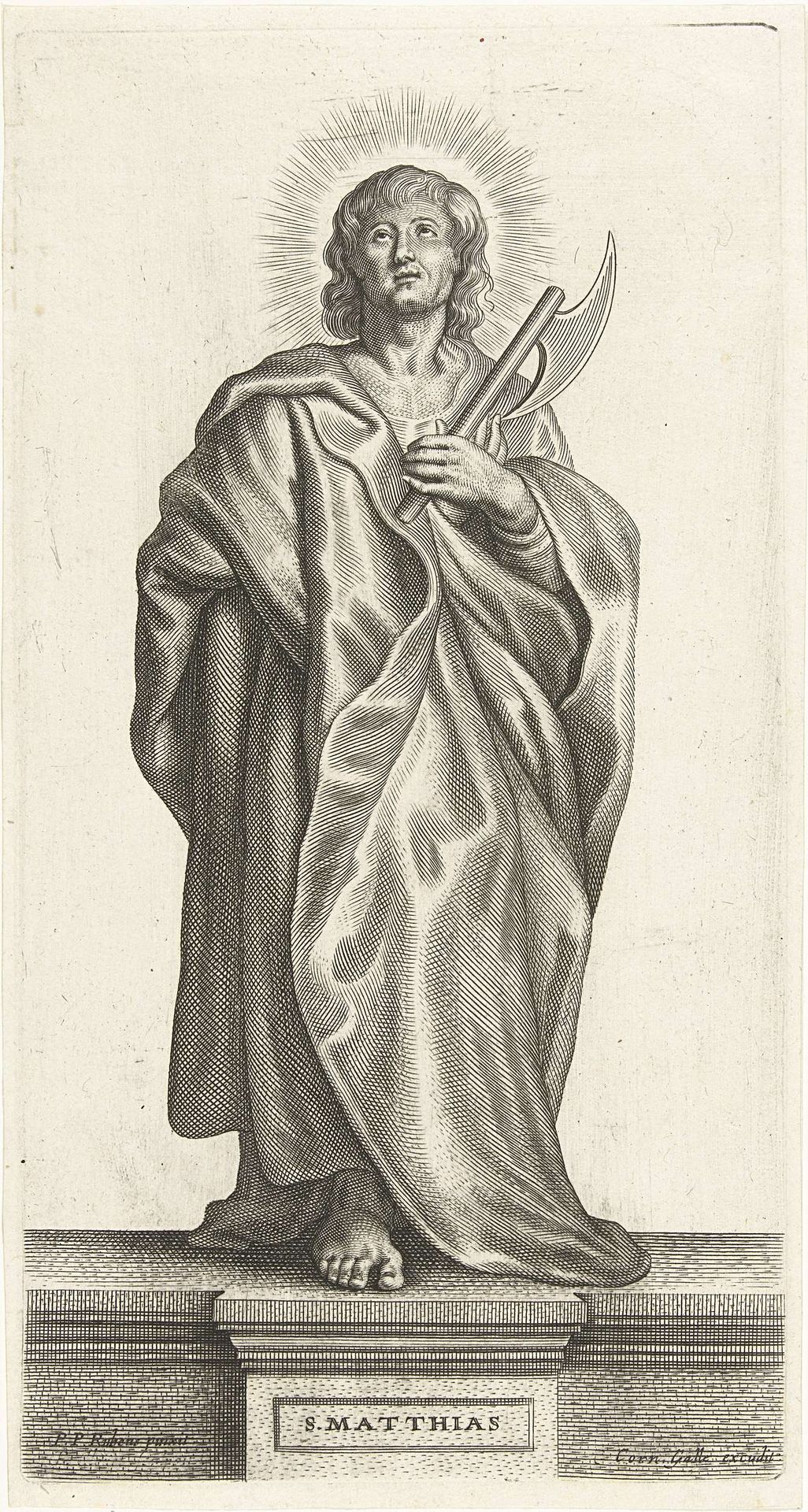 Heilige Matthias by Petrus Clouwet