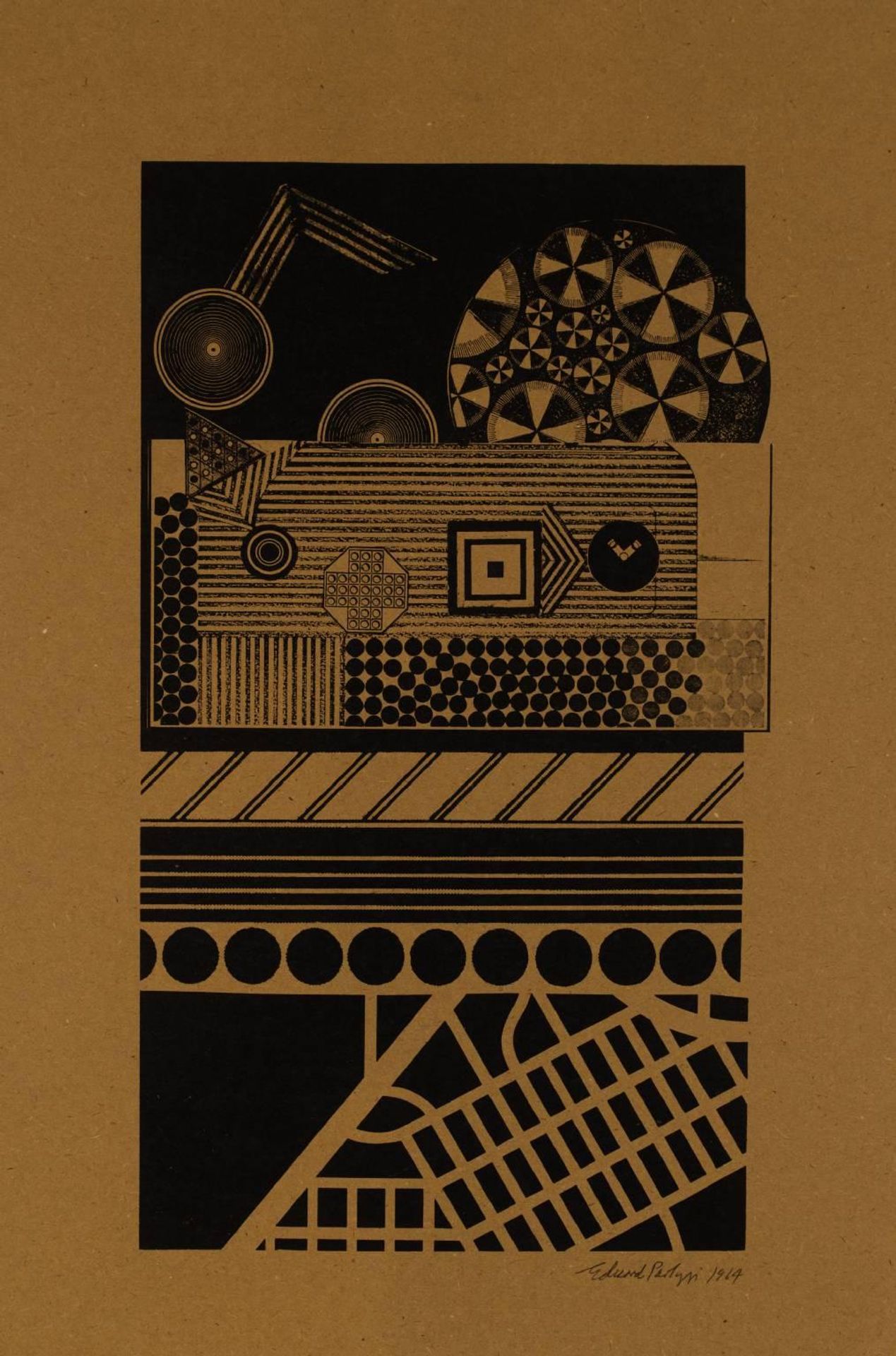 Plaza by  Sir Eduardo Paolozzi