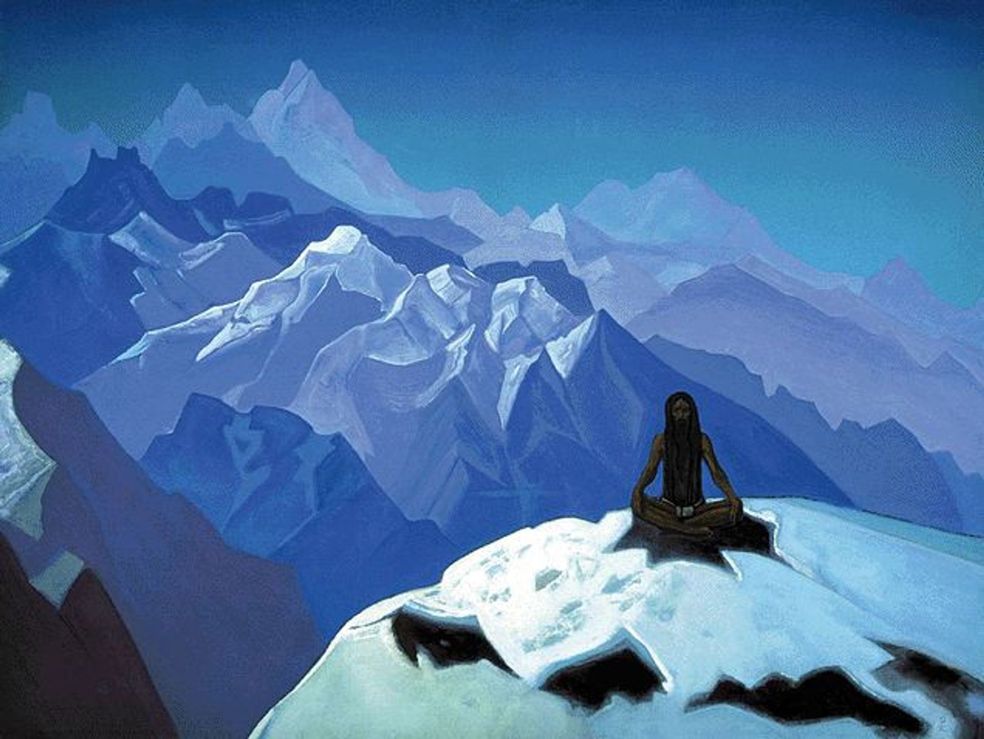On the Heights (Tummo) by Nicholas Roerich