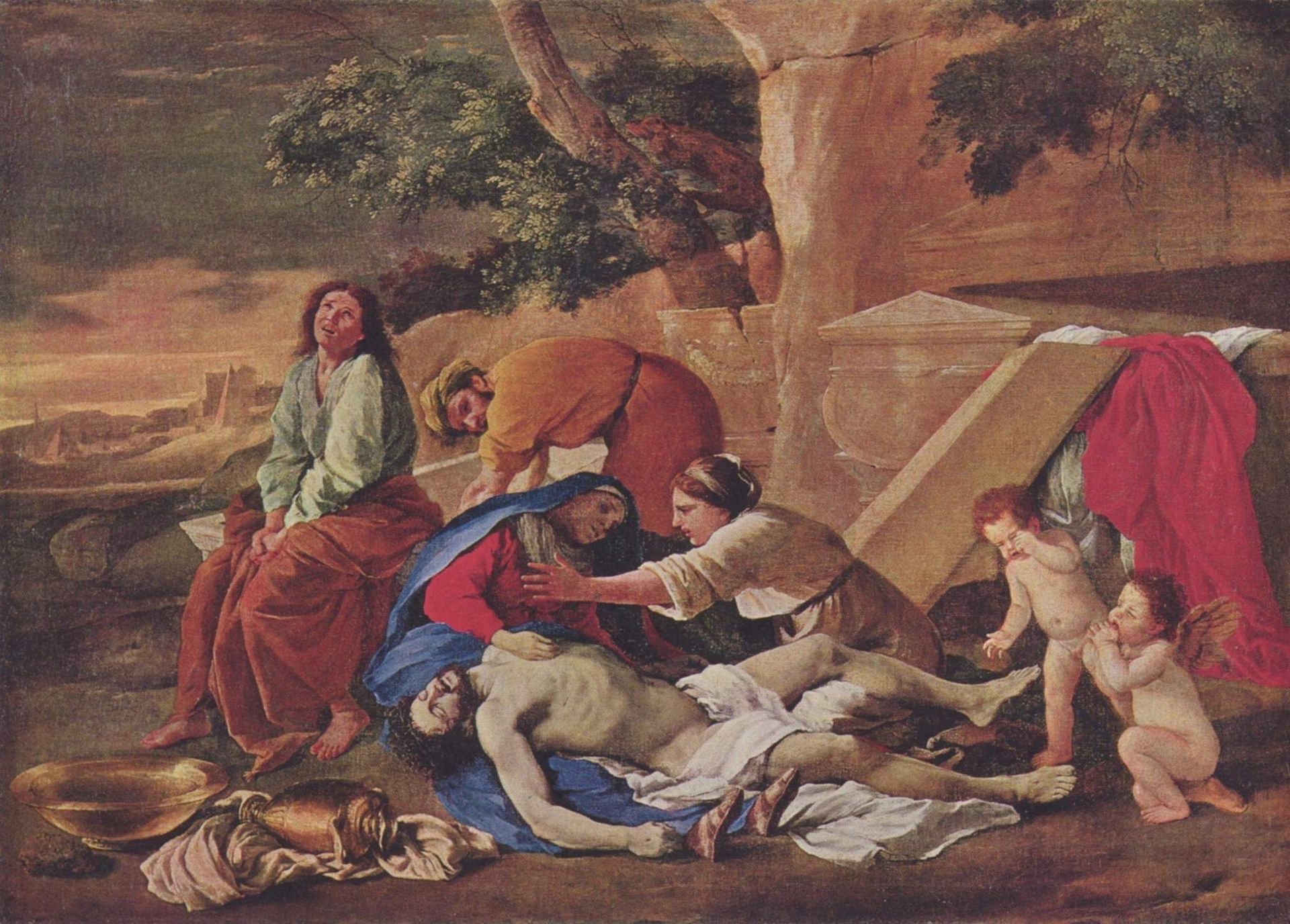 Lamentation over the Body of Christ by Nicolas Poussin