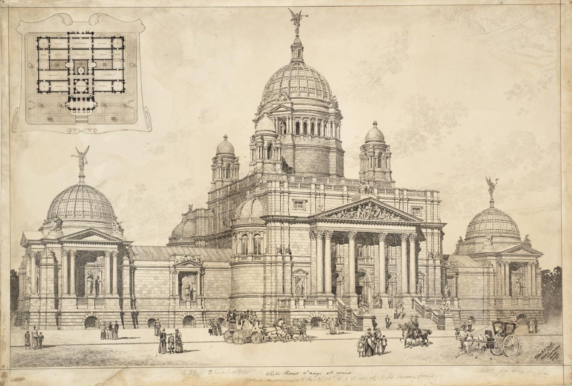 Project for the Facade of the Tate Gallery by  Sidney Robert James Smith