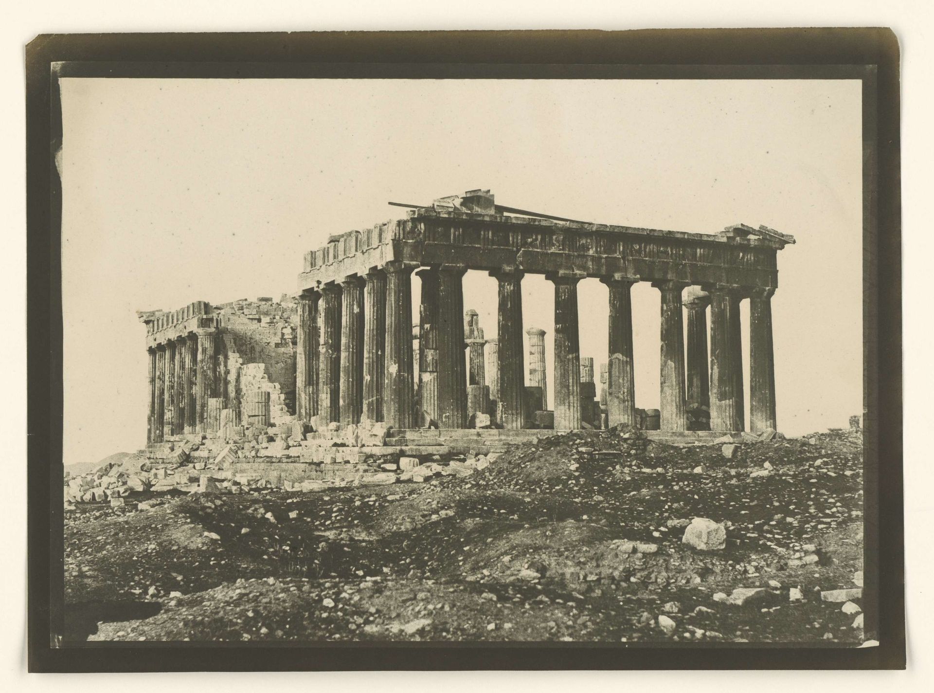 Parthenon op de Akropolis, Athene by Eugène Piot